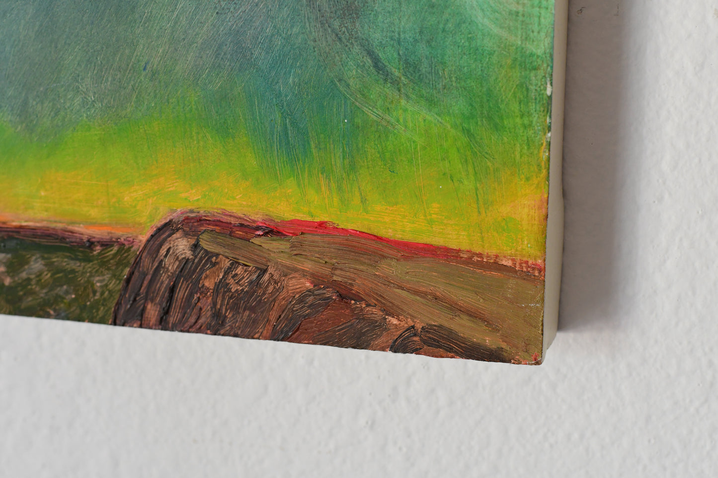 Original Richard Sober “Big Dark Cloud” Painting Santa Fe Art 2006