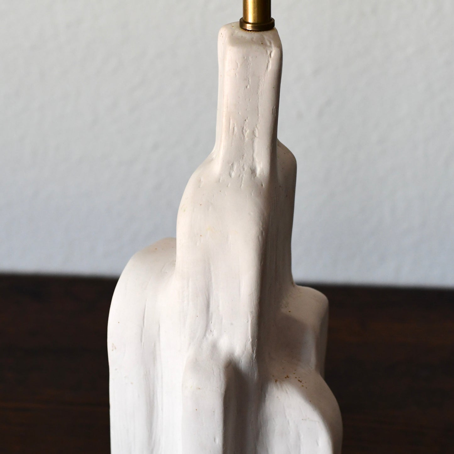 Abstract Sculpture Handmade Plaster Modern Table Lamp