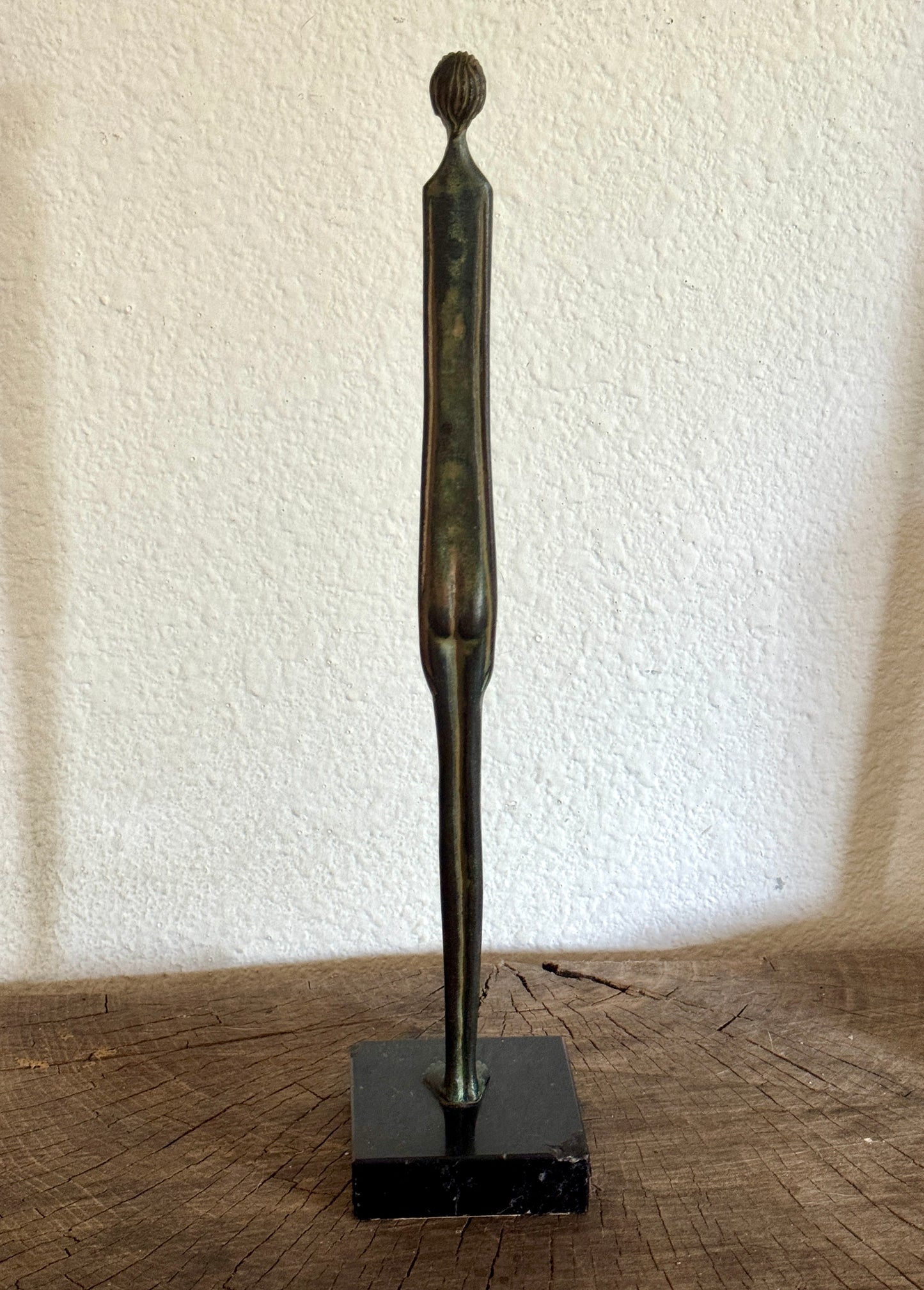 Vintage Bronze Sculpture Shadow of the Evening Etruscan Ombra della Sera