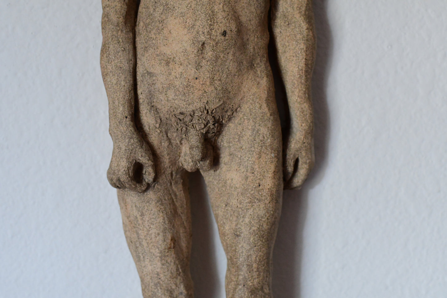 Original Handmade Nude Male Sculpture Wall Art