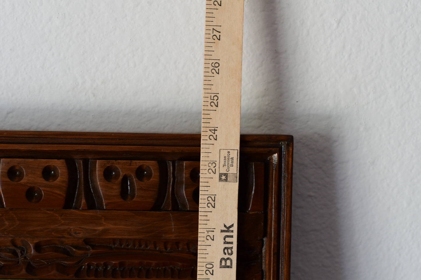 Vintage Post Modern Handcarved Wall Art Signed Estrada 1995