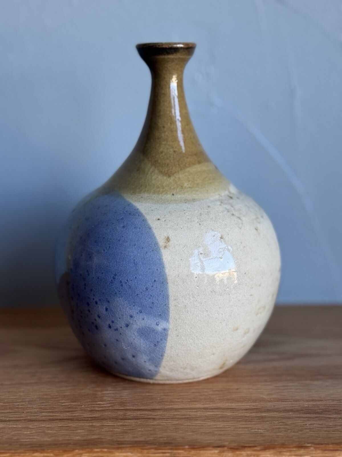 Vintage Signed Studio Pottery MCM Ceramic Handmade Vase