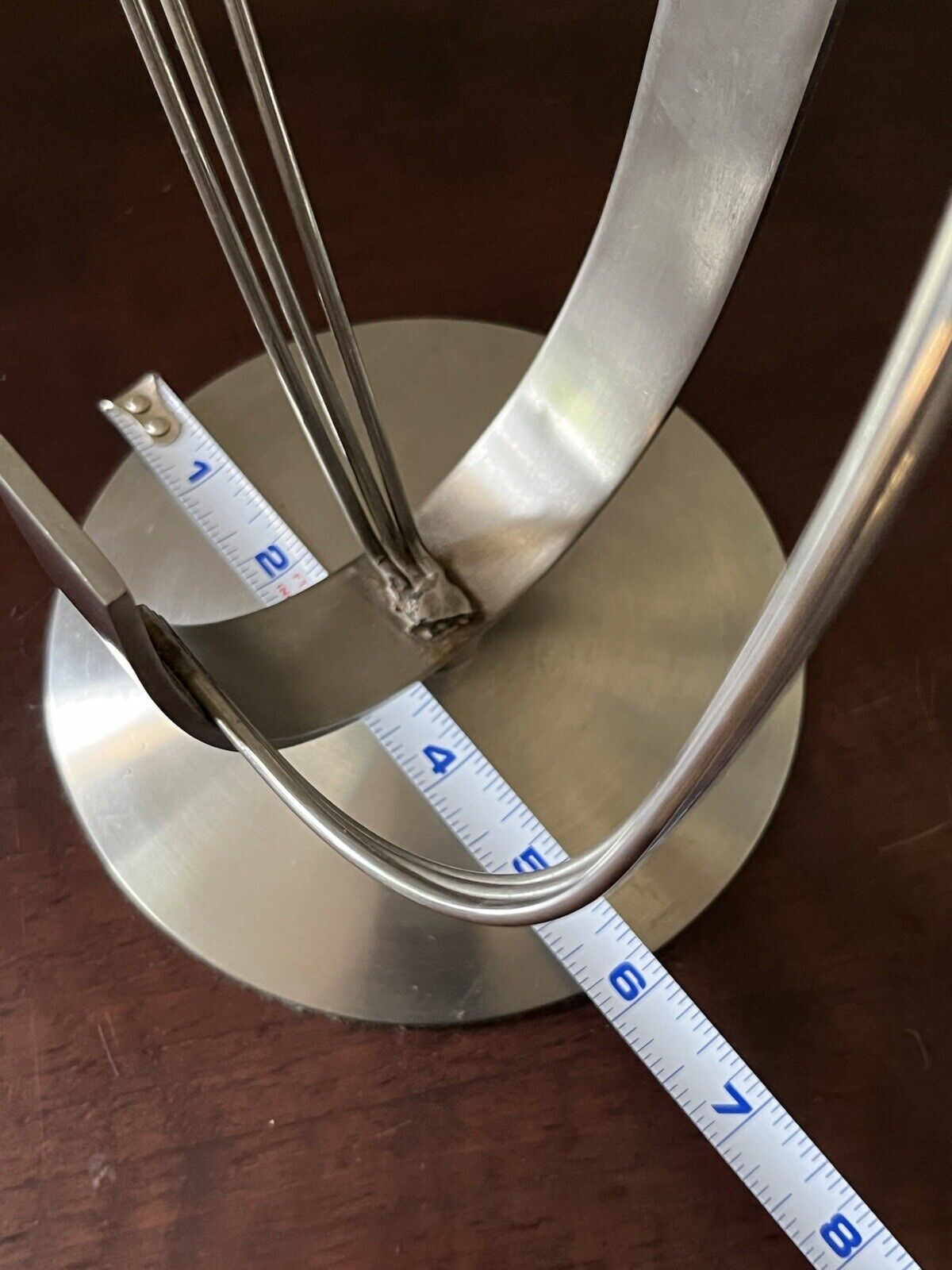 Modernist Abstract Metal Sculpture 1970’s Original Modern Art