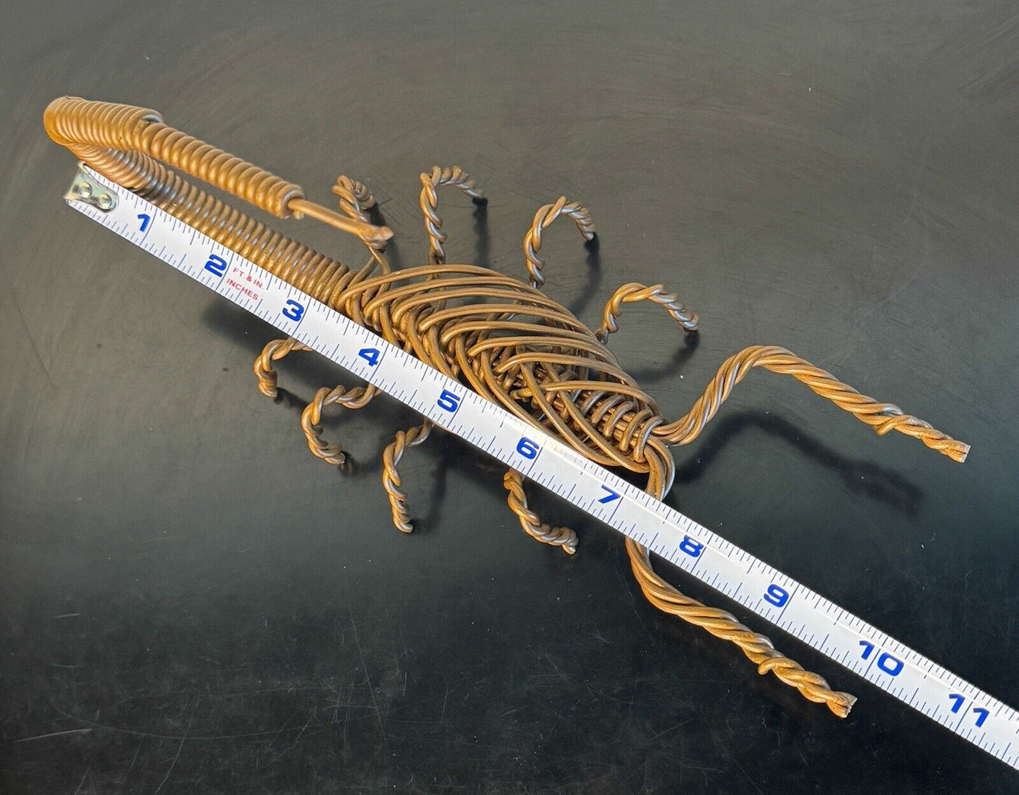 Hand Made Copper Scropion Sculpture