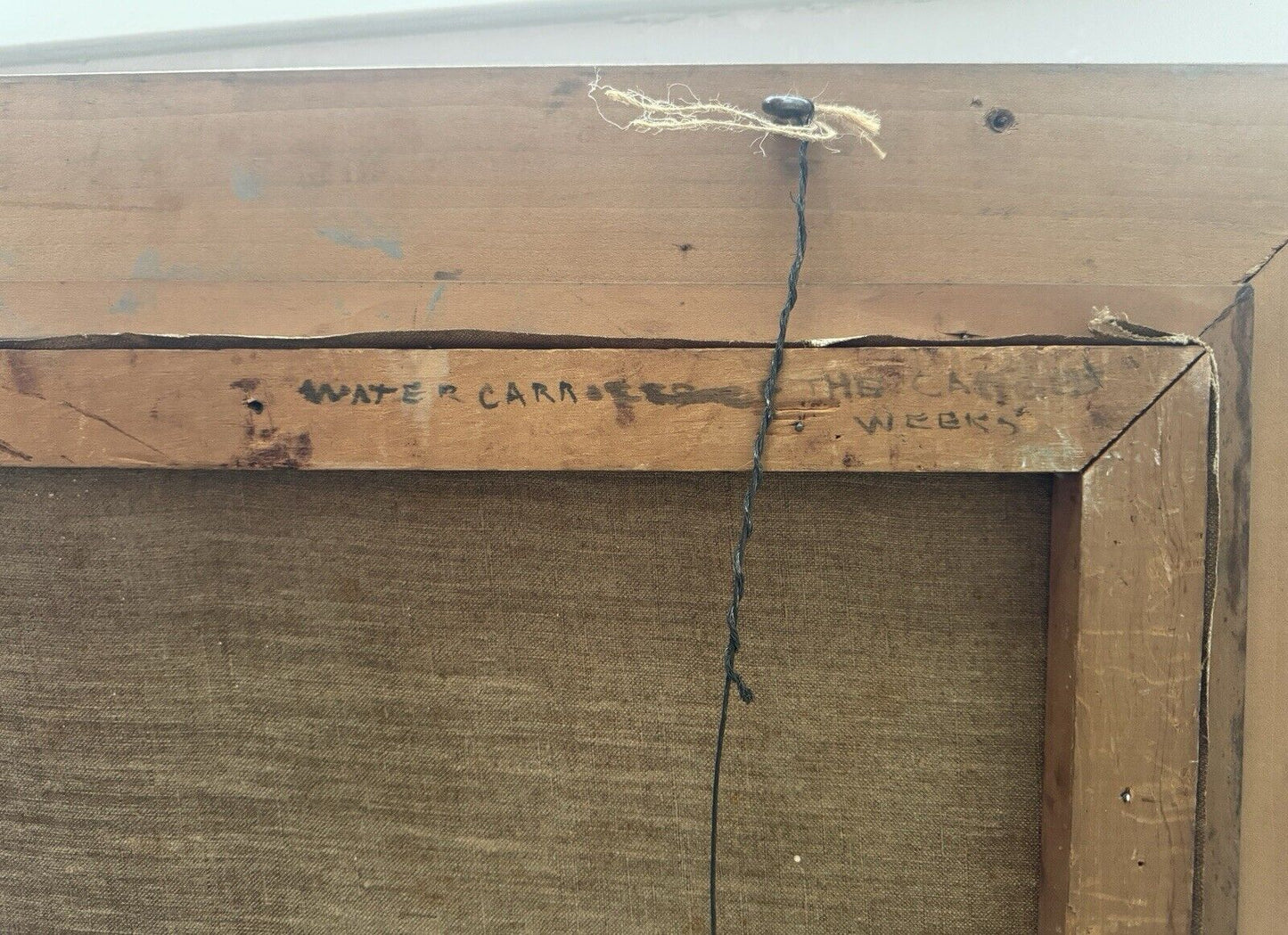 Original Oil Painting Edwin Lord Weeks Inspired Water Carriers By R. Hudson 1939