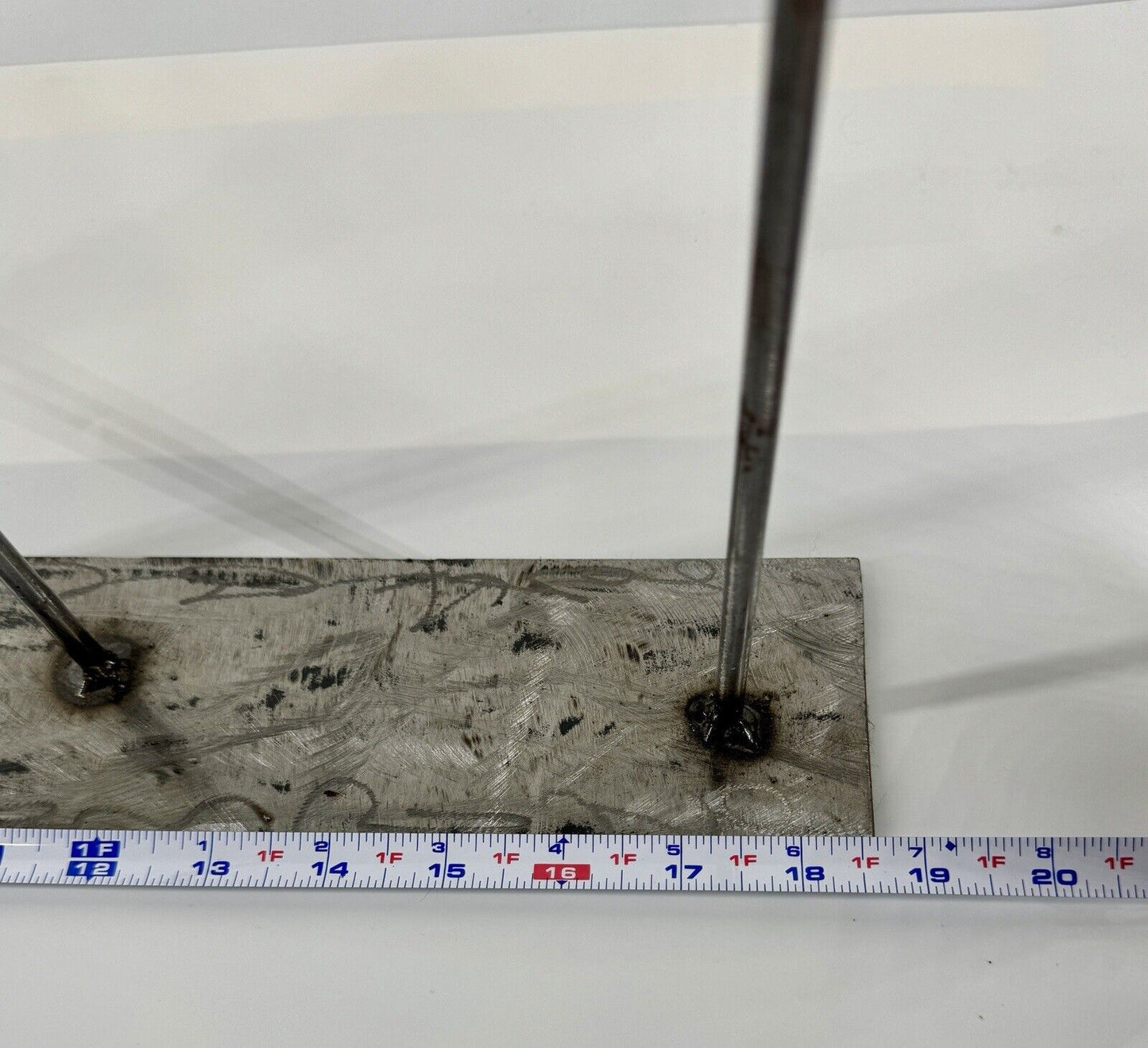 Original Brutalist Steel Sculpture Post Modern Art