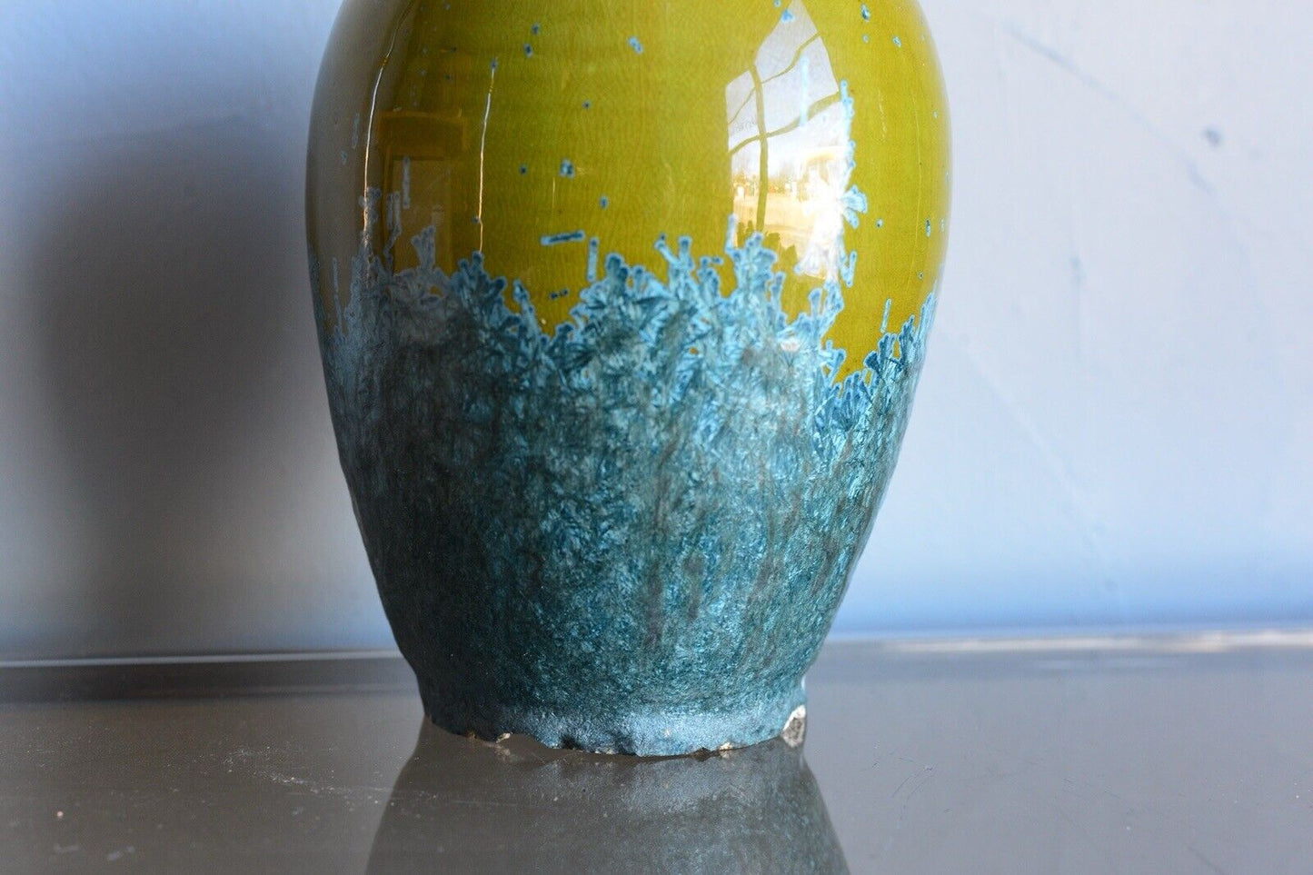 Vintage Bevan Norkin Studio Pottery Beautiful Crystalline Vase Signed