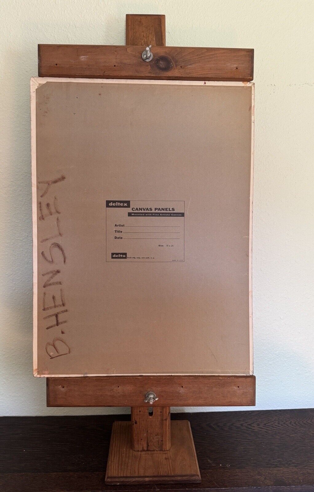 Original Mid Century Painting Signed B. Hensley