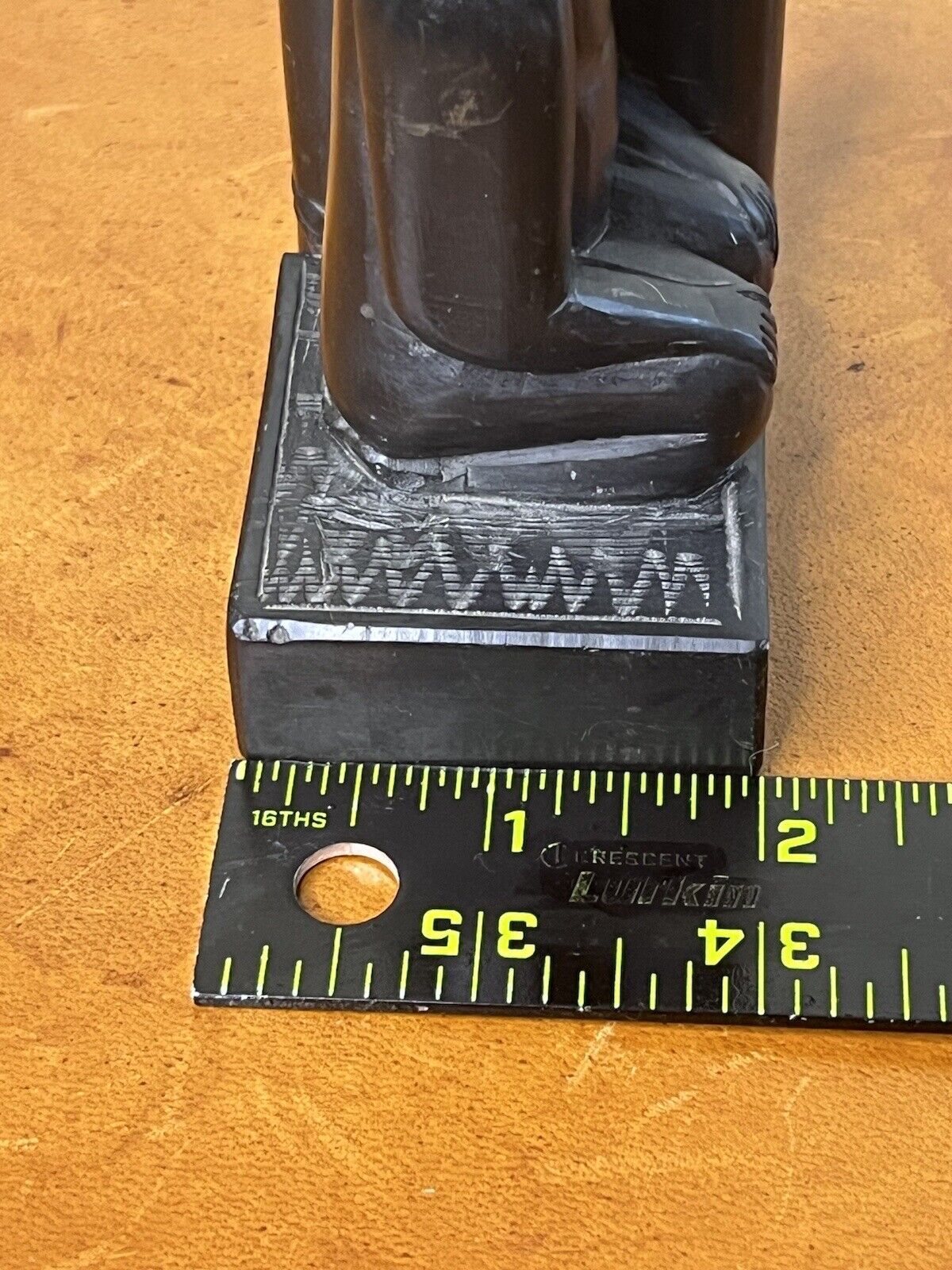 Antique Asian Carved Stone Wiseman Bookend