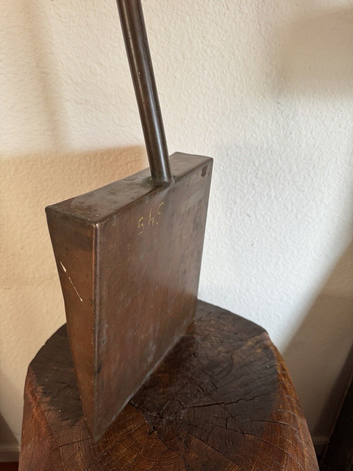 Antique Copper Coal Shovel Early 1900’s 47” Long