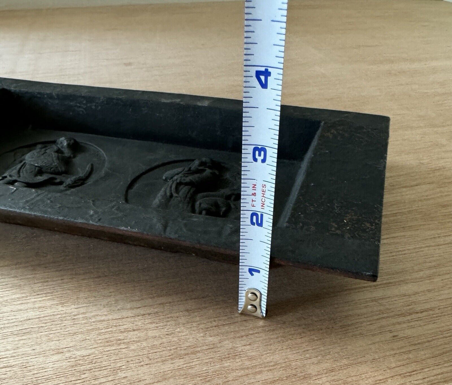 Vintage Chinese Cast Iron Platter Bowl