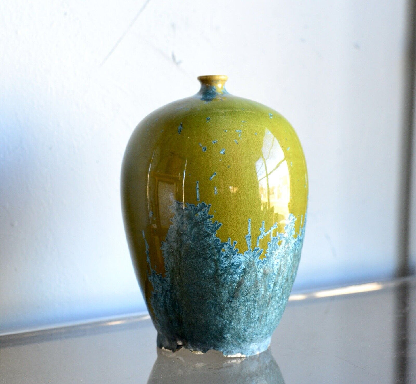 Vintage Bevan Norkin Studio Pottery Beautiful Crystalline Vase Signed