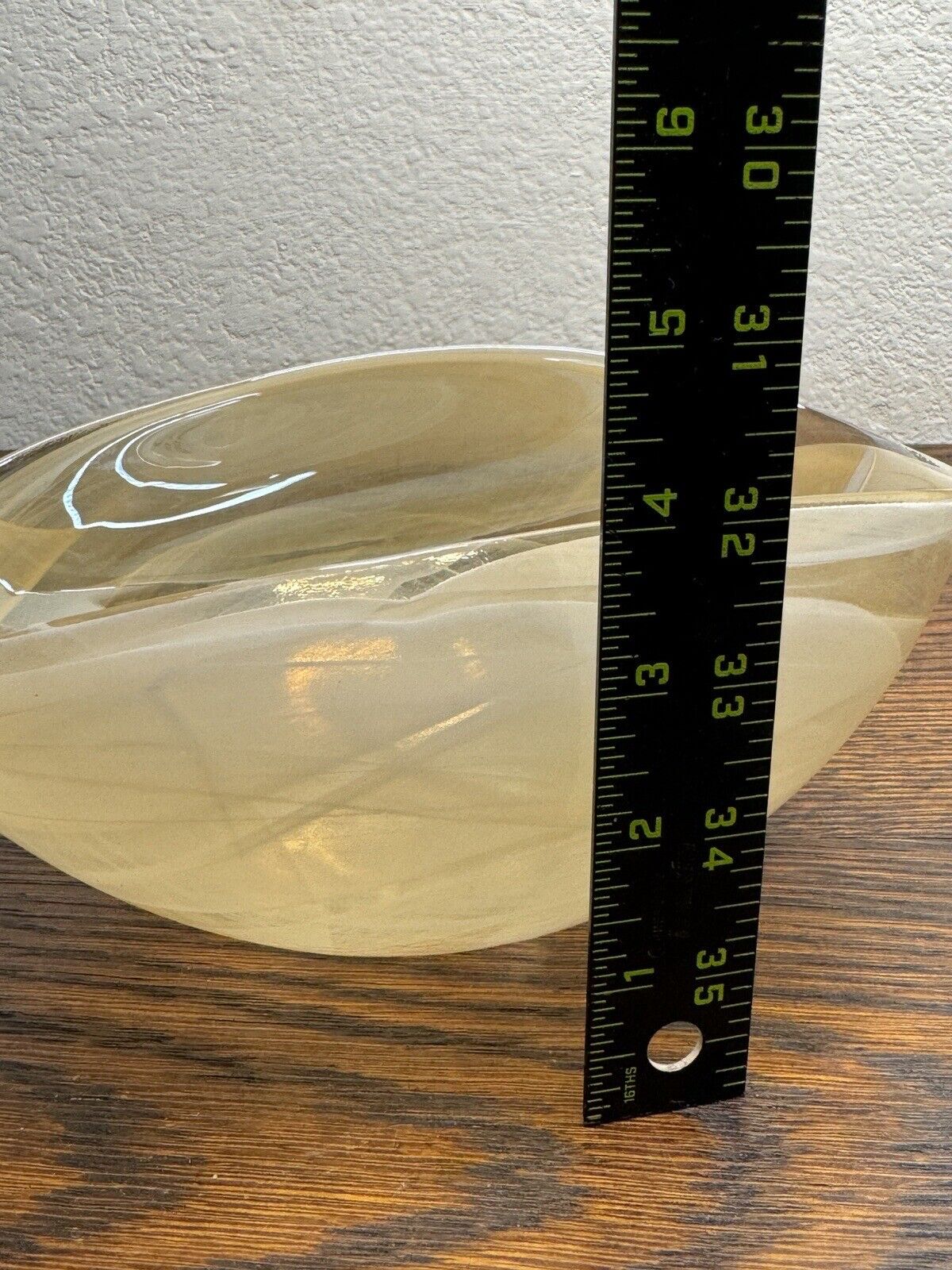 Murano Glass Art Bowl Vetro Eseguito Secondo La Tecnica Dei Maestri Di Ambernia