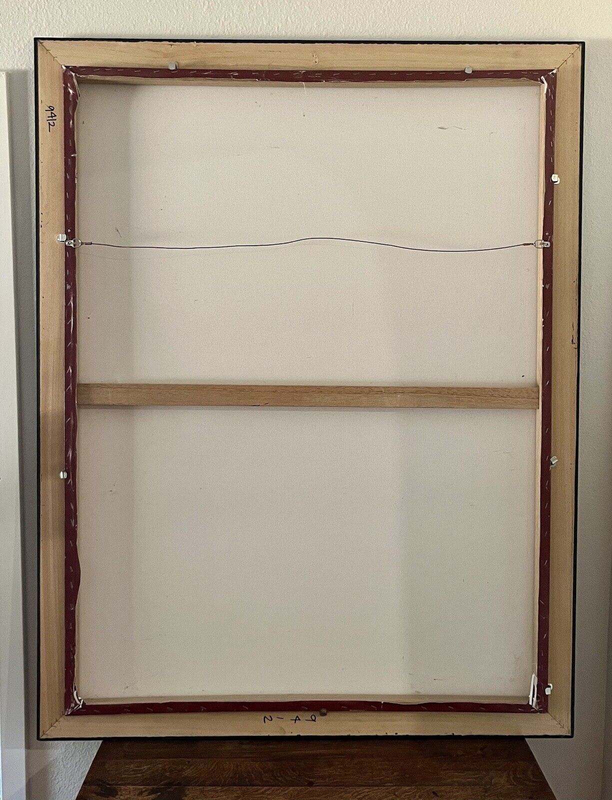 Modern Abstract Horse Hand Embellished Giclee Painting 53” Tall & Signed