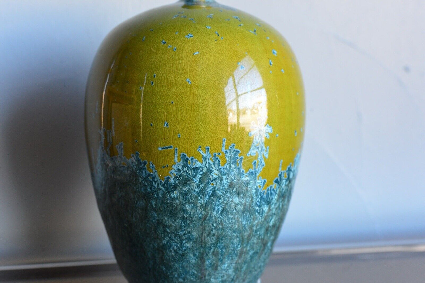 Vintage Bevan Norkin Studio Pottery Beautiful Crystalline Vase Signed