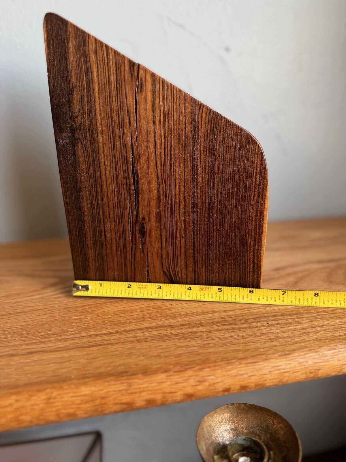 Vintage Mid Century Don Shoemaker Cocobolo Bookend Señal Mexico