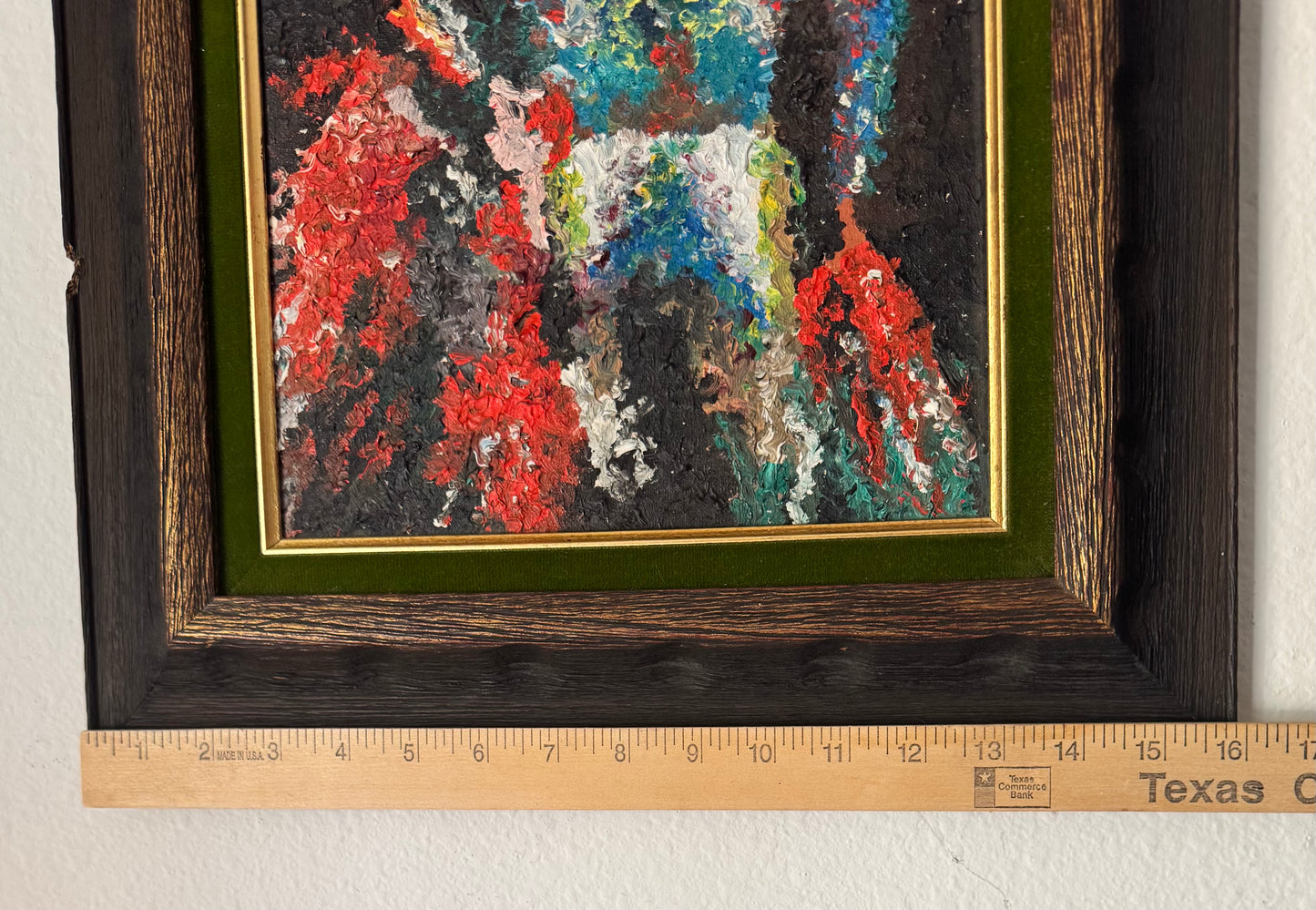 Original Matador Bull Fighter Oil Painting LEROY NEIMAN Inspired
