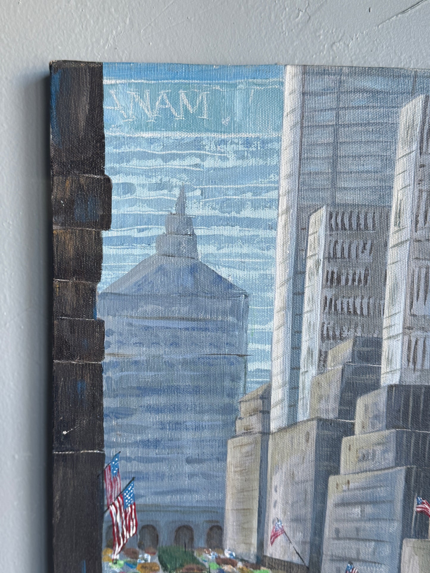 Original Downtown Painting Titled “ Big A” By E.A. Smith