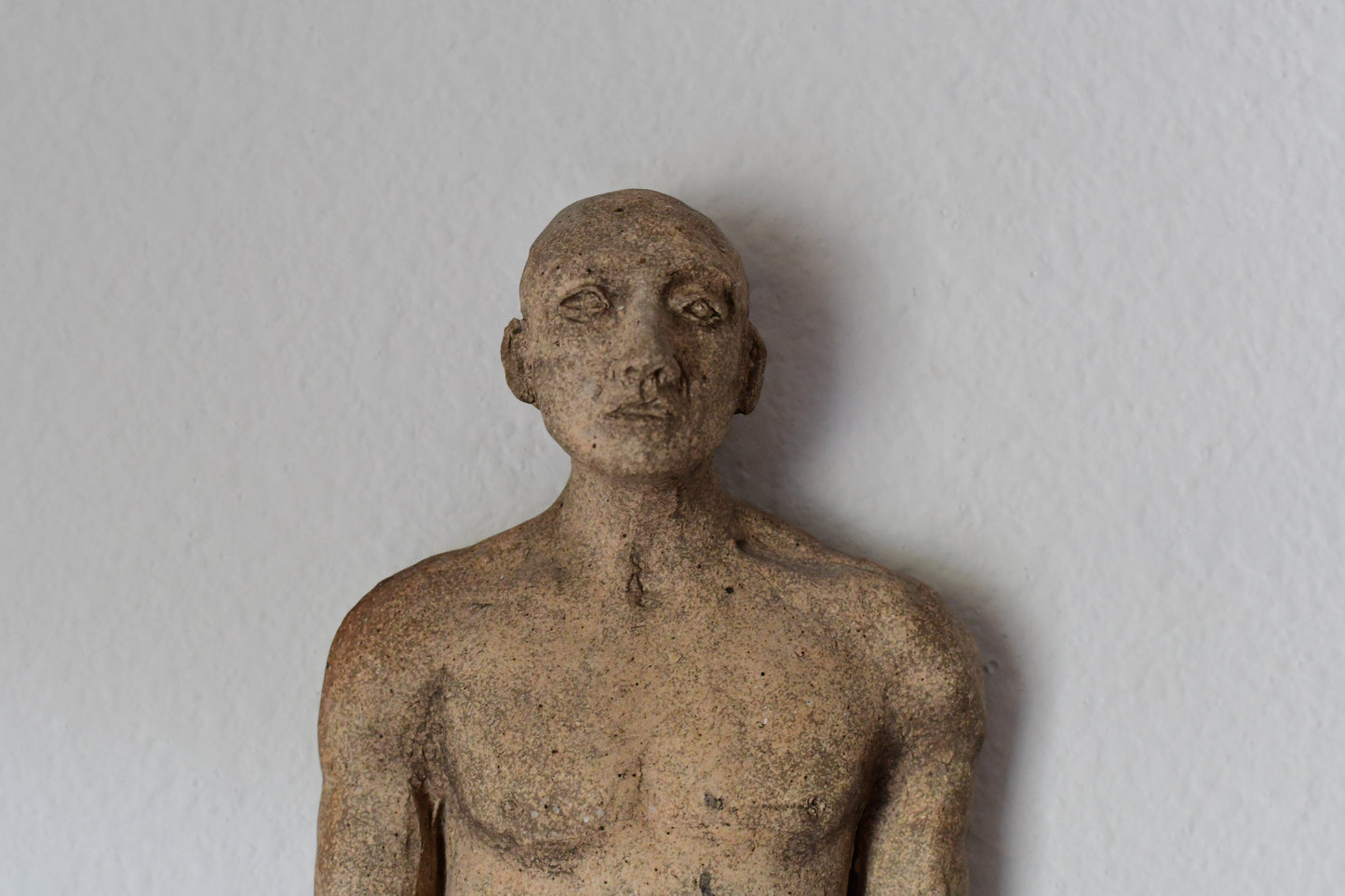 Original Handmade Nude Male Sculpture Wall Art