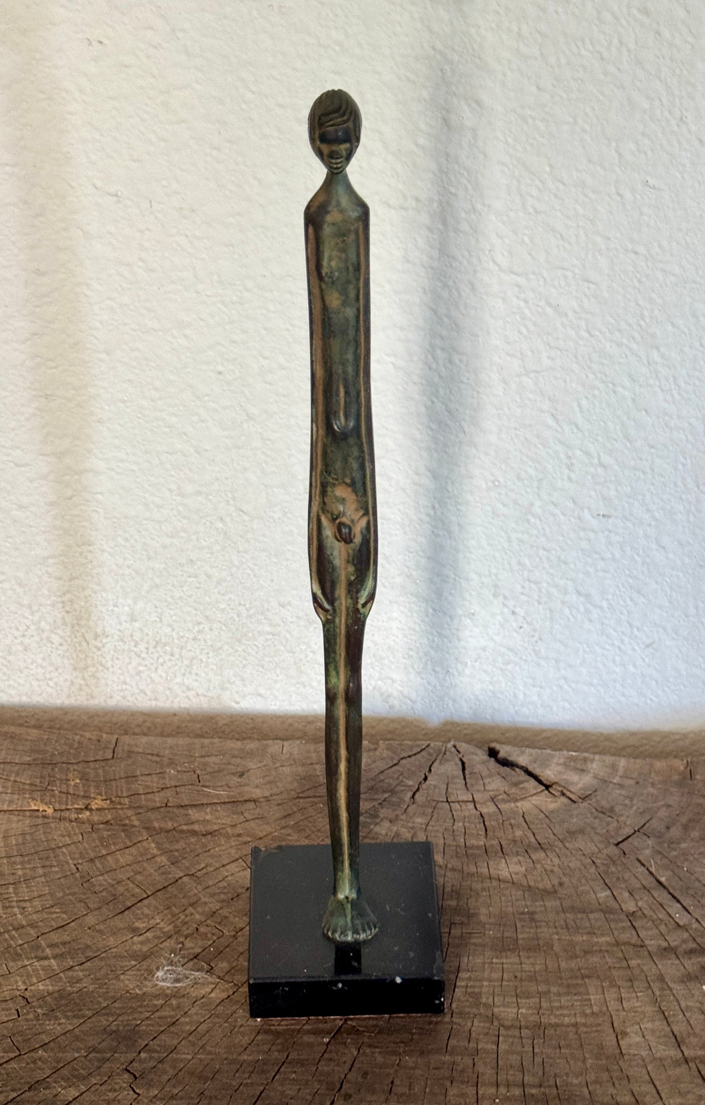 Vintage Bronze Sculpture Shadow of the Evening Etruscan Ombra della Sera