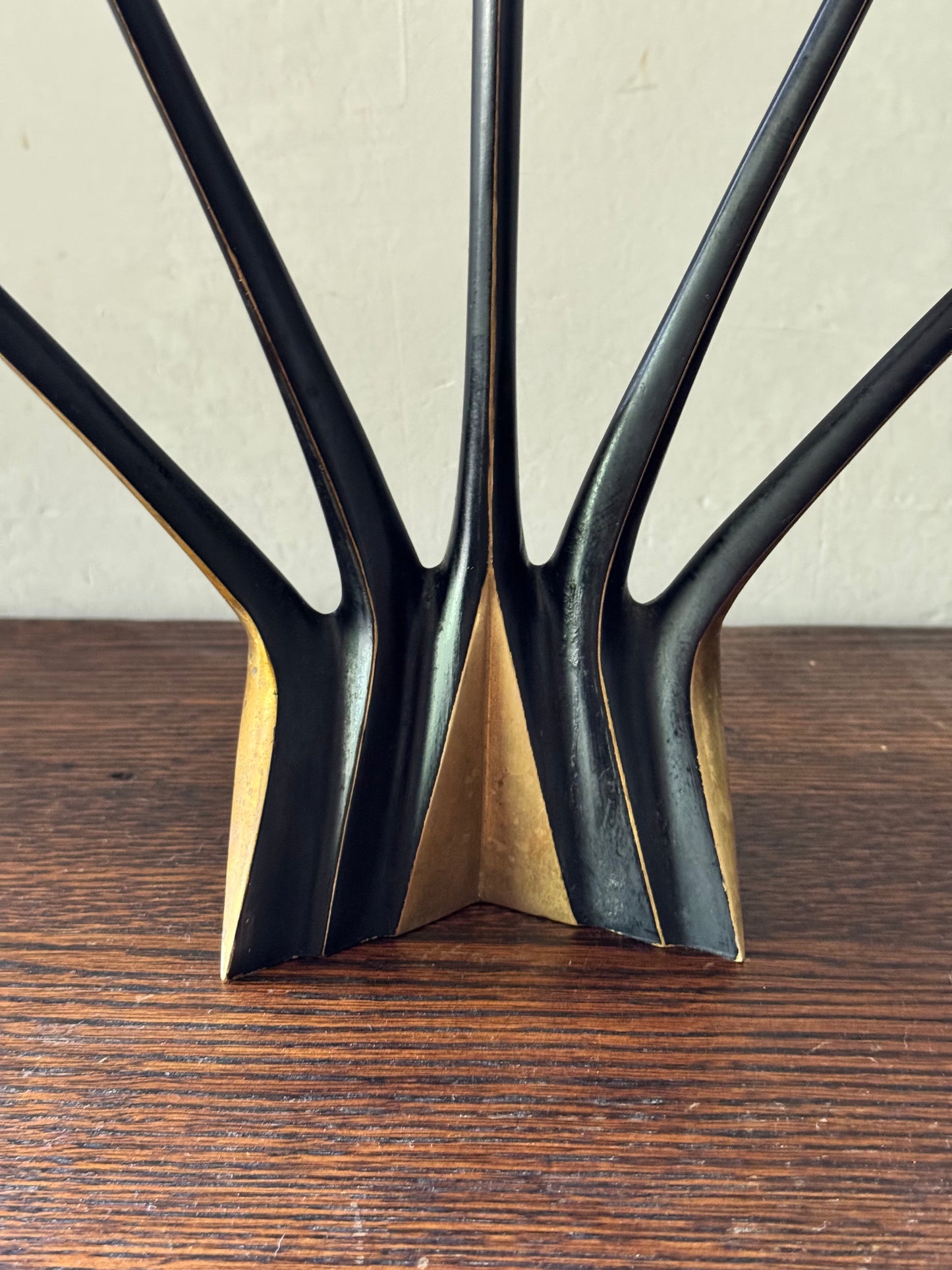 Vintage Klaus Ullrich for Faber & Schumacher Brass Candle Holder Germany
