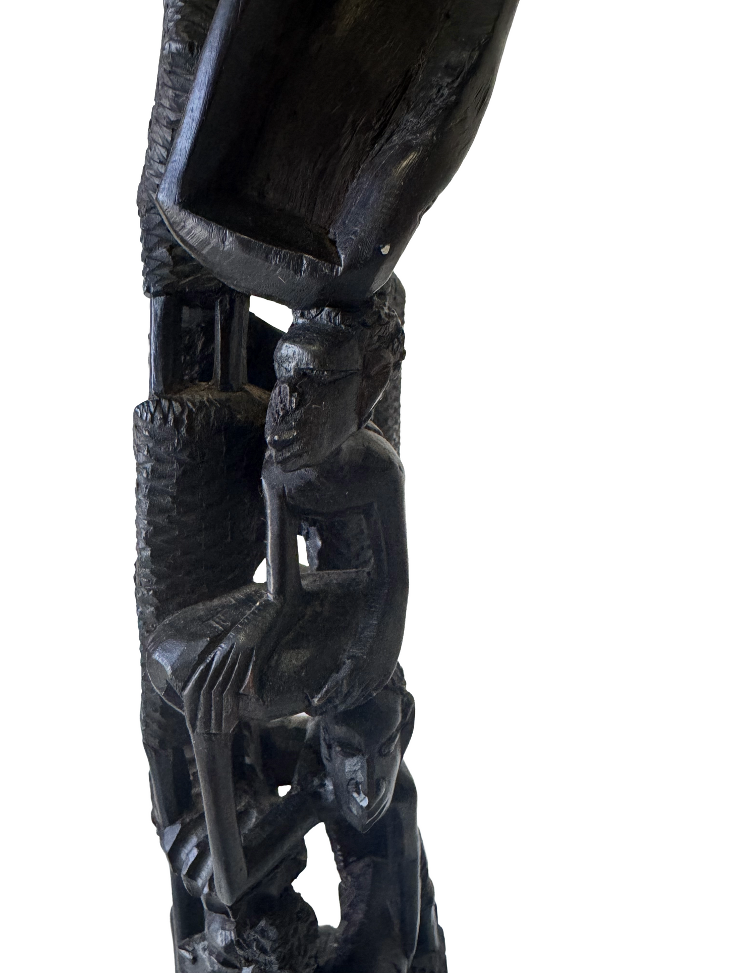 Vintage Handcarved African Makonde "Ujamaa" Family Tree Of Life