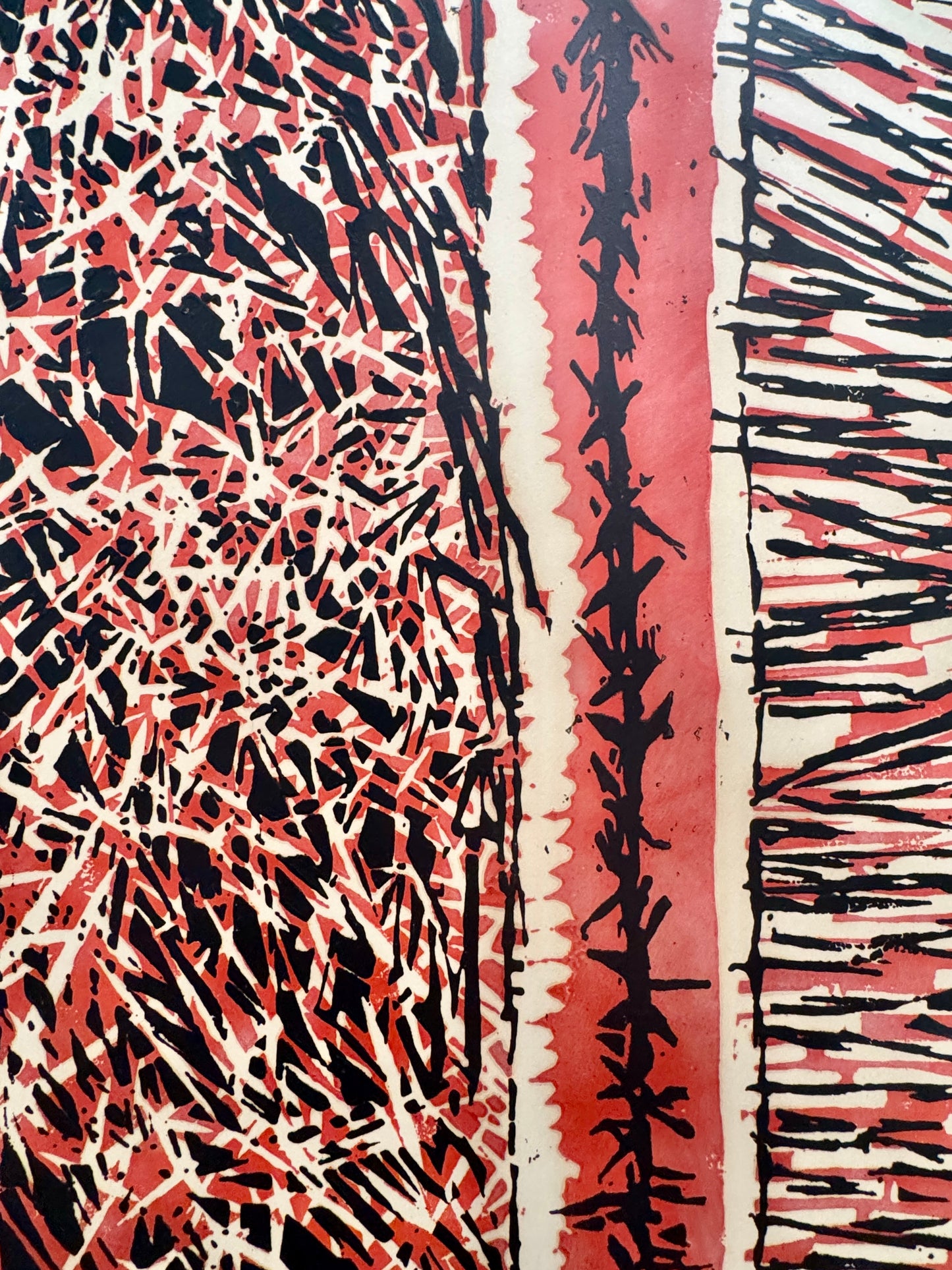 Volkmar Haase Abstract Screen Print L34 #47/70 1963