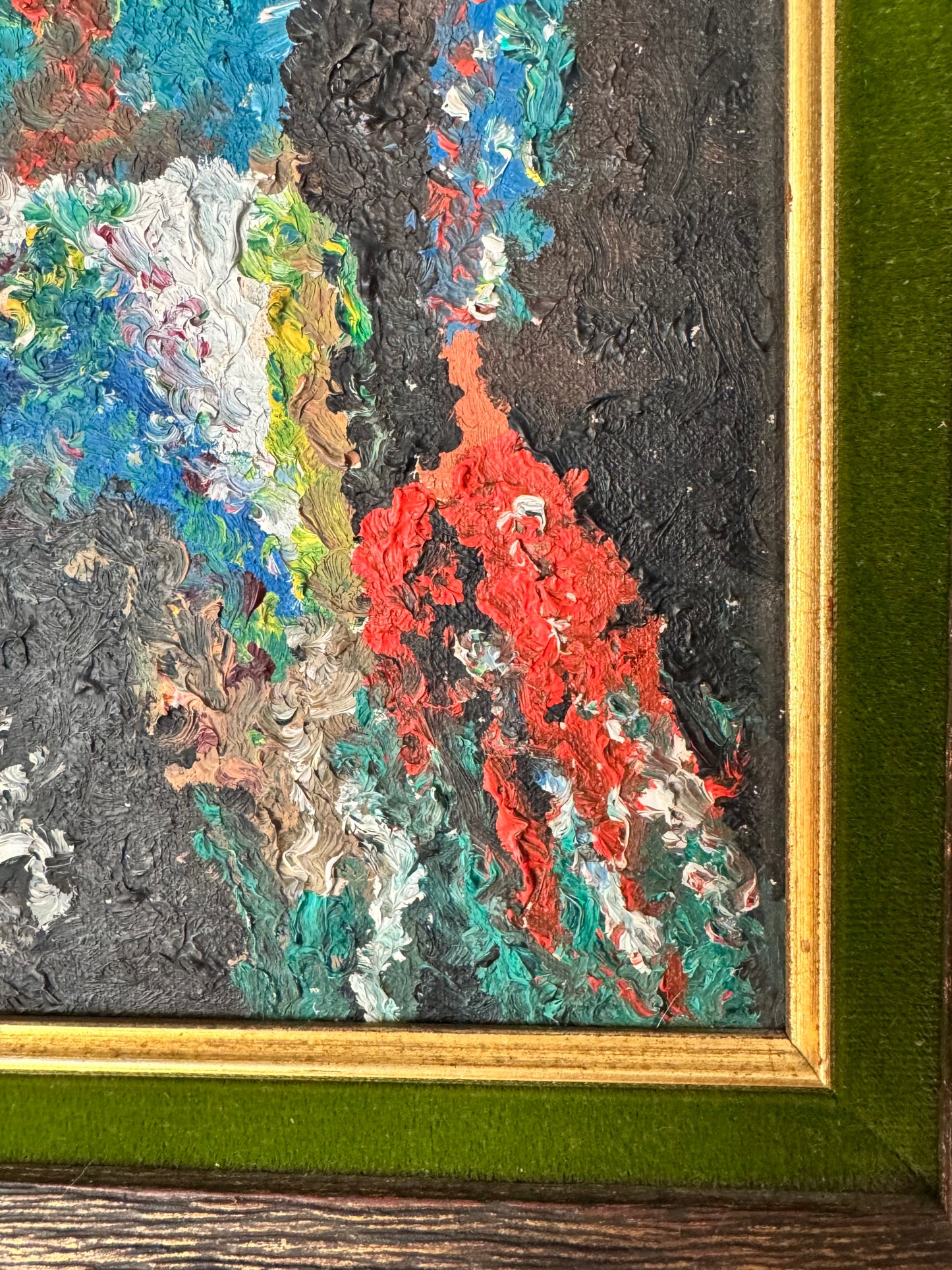 Original Matador Bull Fighter Oil Painting LEROY NEIMAN Inspired