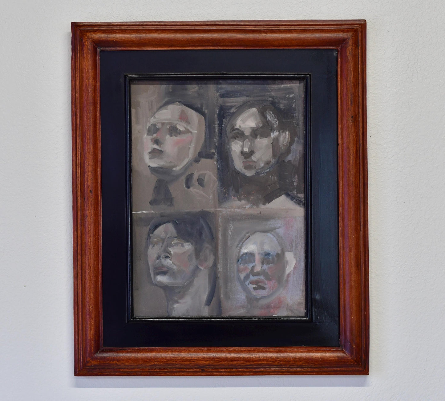 Original Abstract Art Faces Portrait Painting