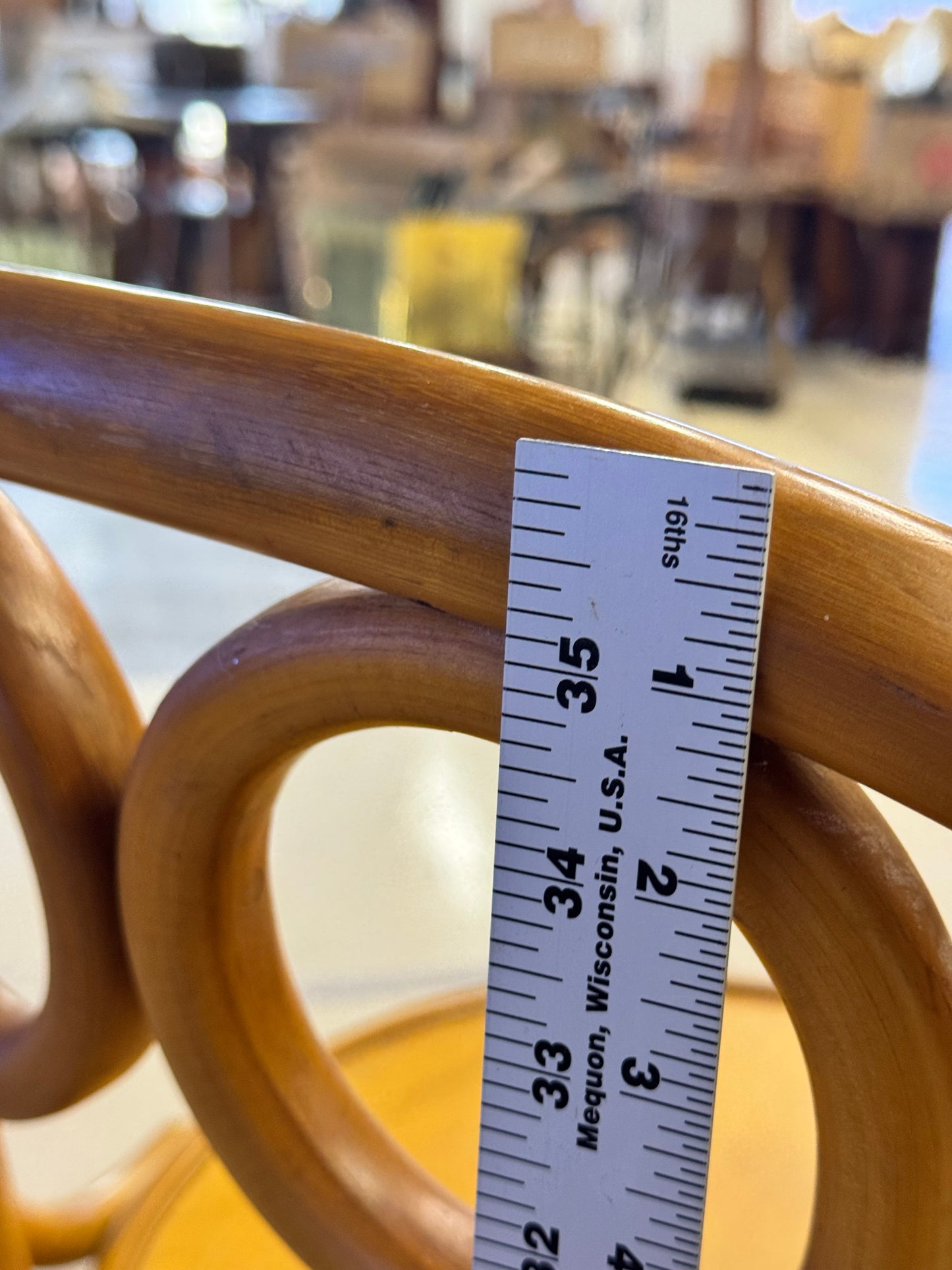Vintage Pair of Original Thonet Bentwood Bar Stools