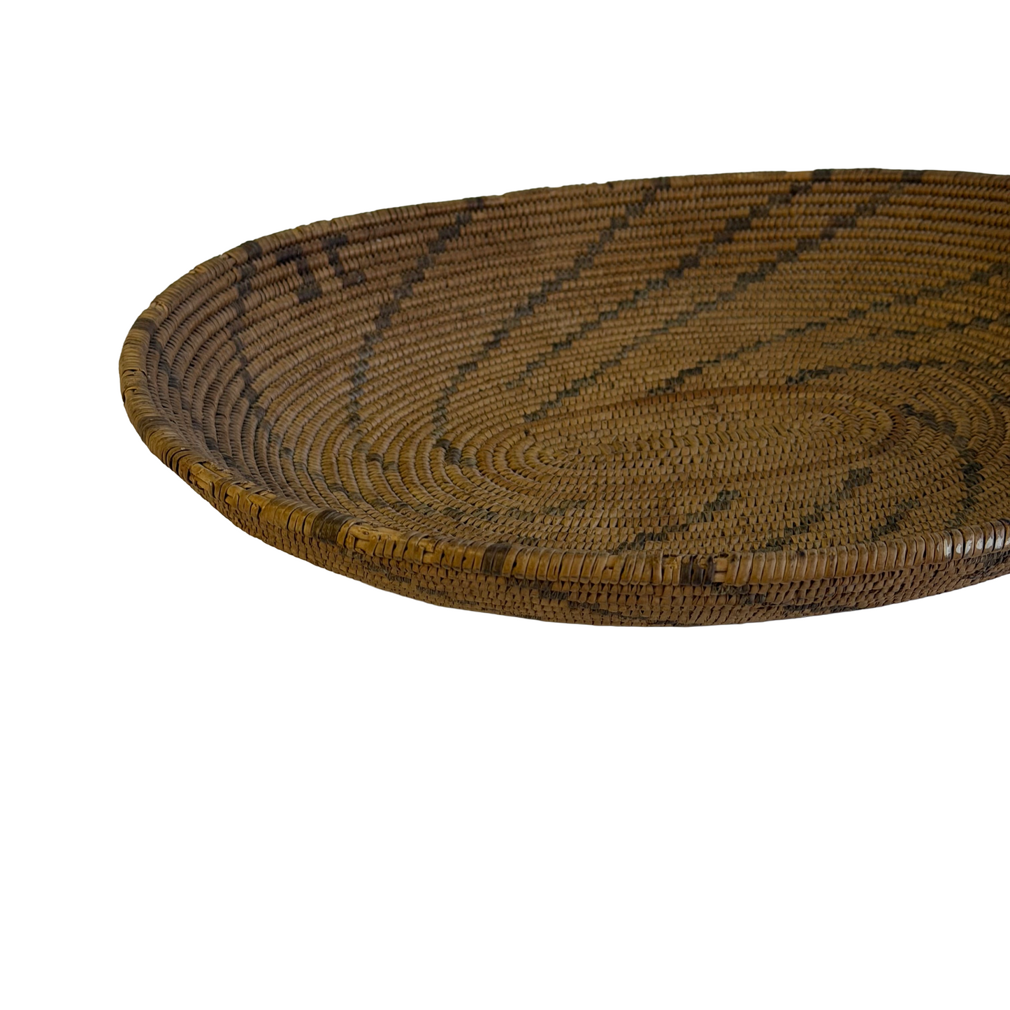 Antique American Indian Woven Basket 13” x 11”