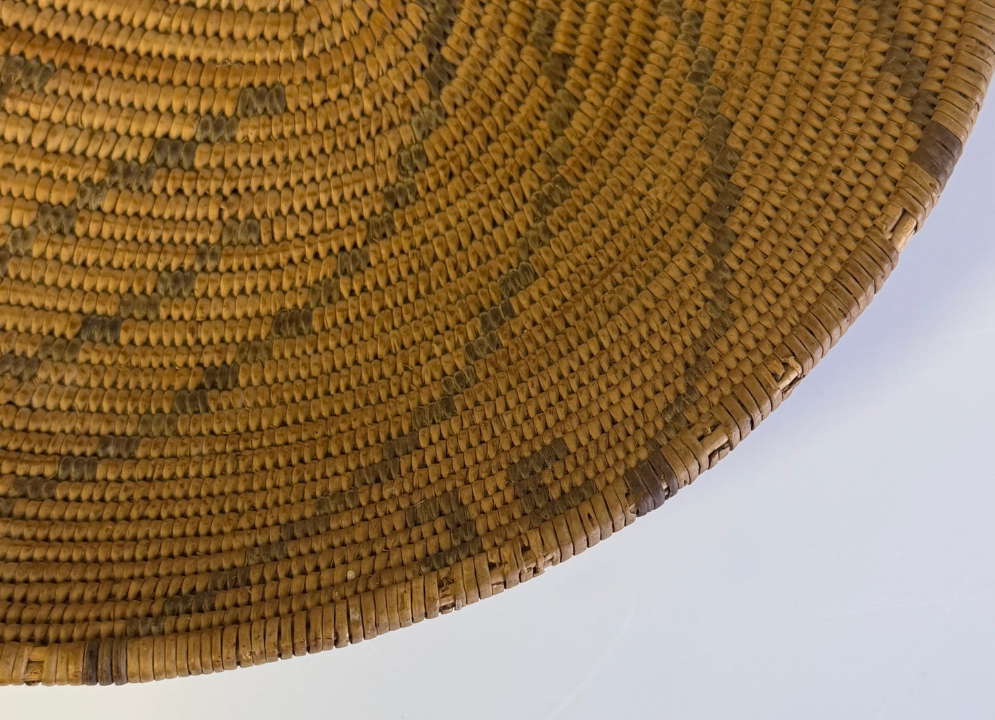Antique American Indian Woven Basket 13” x 11”