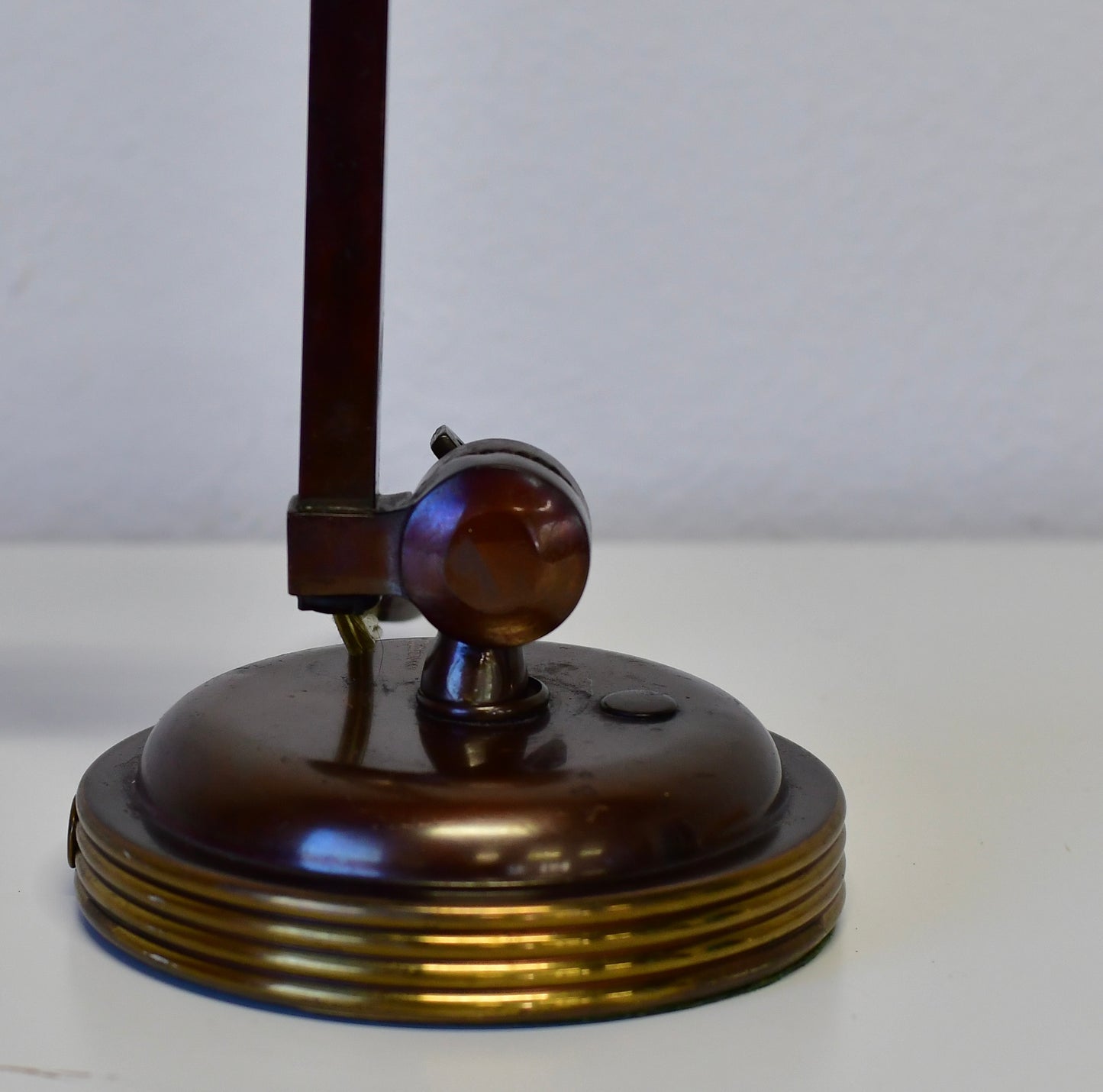 Art Deco Antique Faries Bronzed Finished Adjustable Desk Lamp