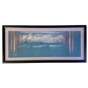 Original Abstract Modern Painting By Albert Millar 1985