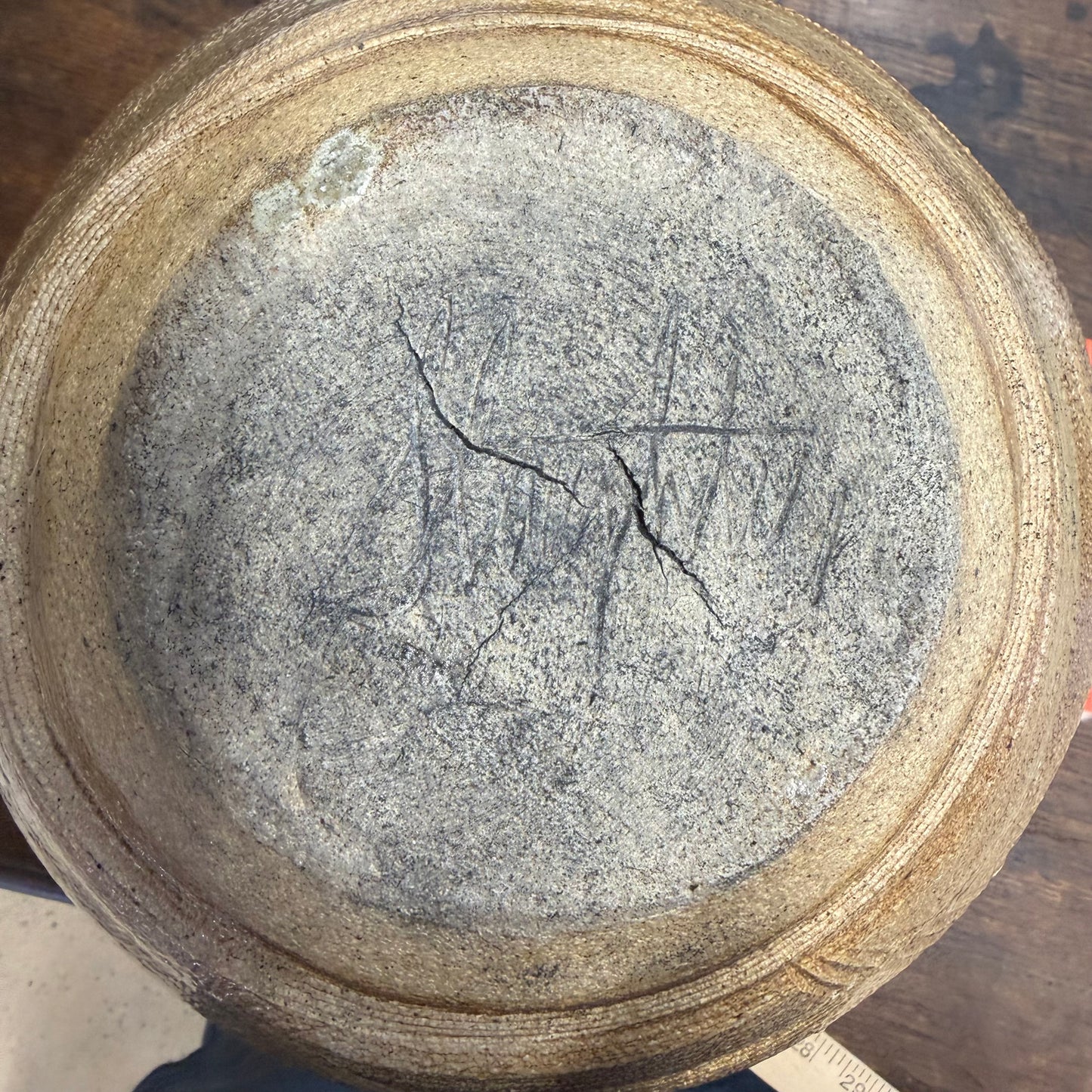 Mid Century Modern Studio Art Pottery Vase Signed Slaughter