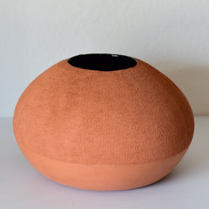 Modern Studio Art Pottery Vase Signed CW