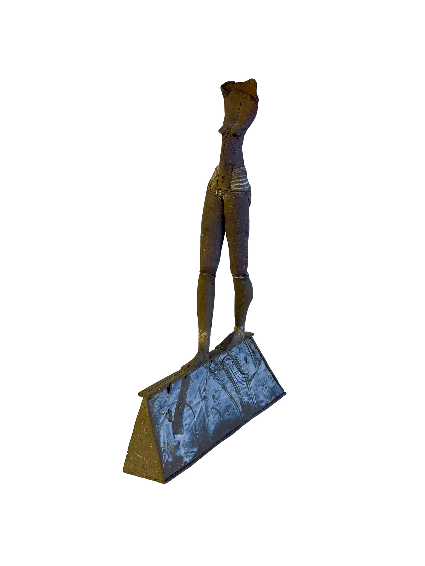 Mo Jupp Ceramic Women Scupture Raku Pottery Art