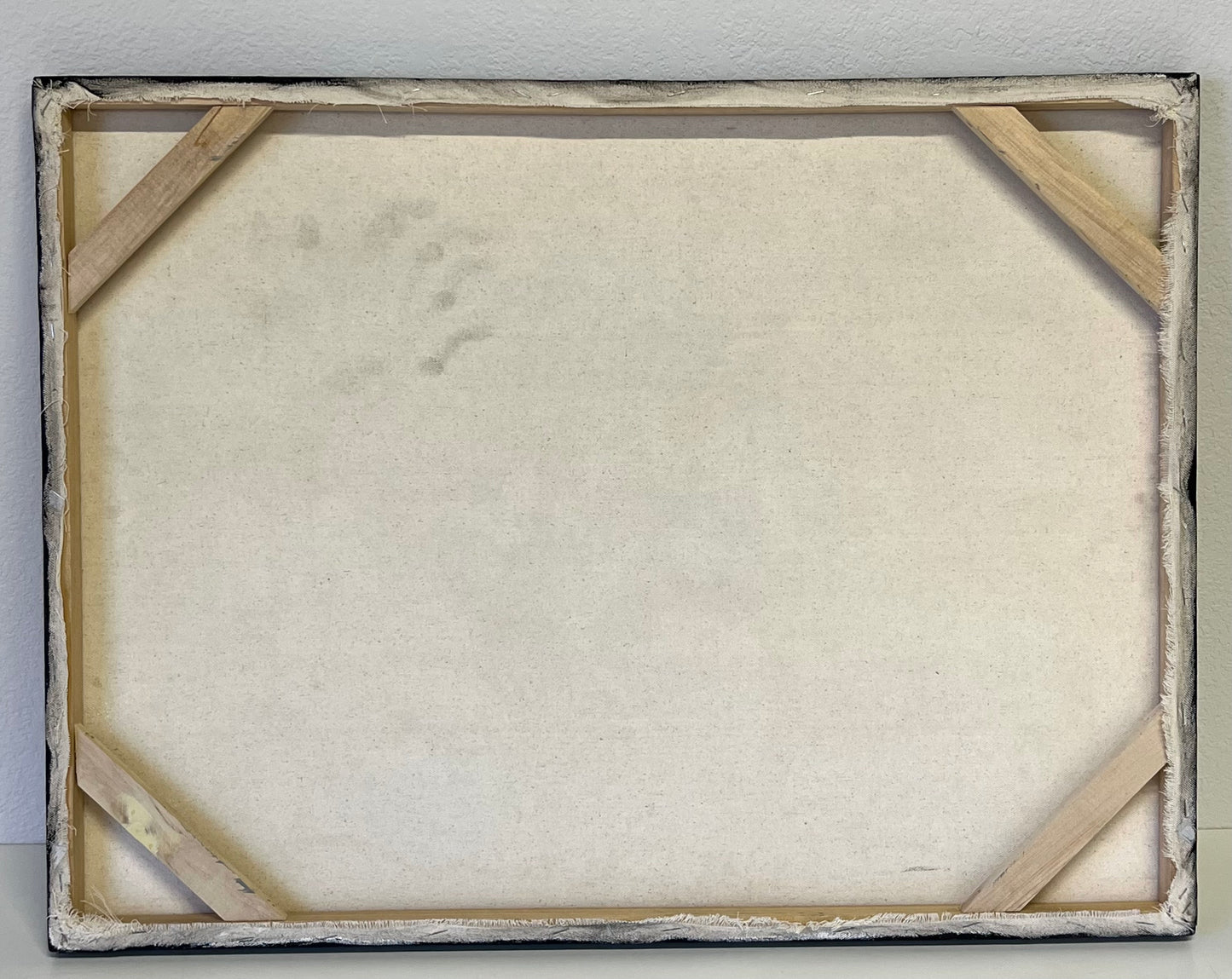 Original Mid Century Modern Abstract Art Painting 31 X 24