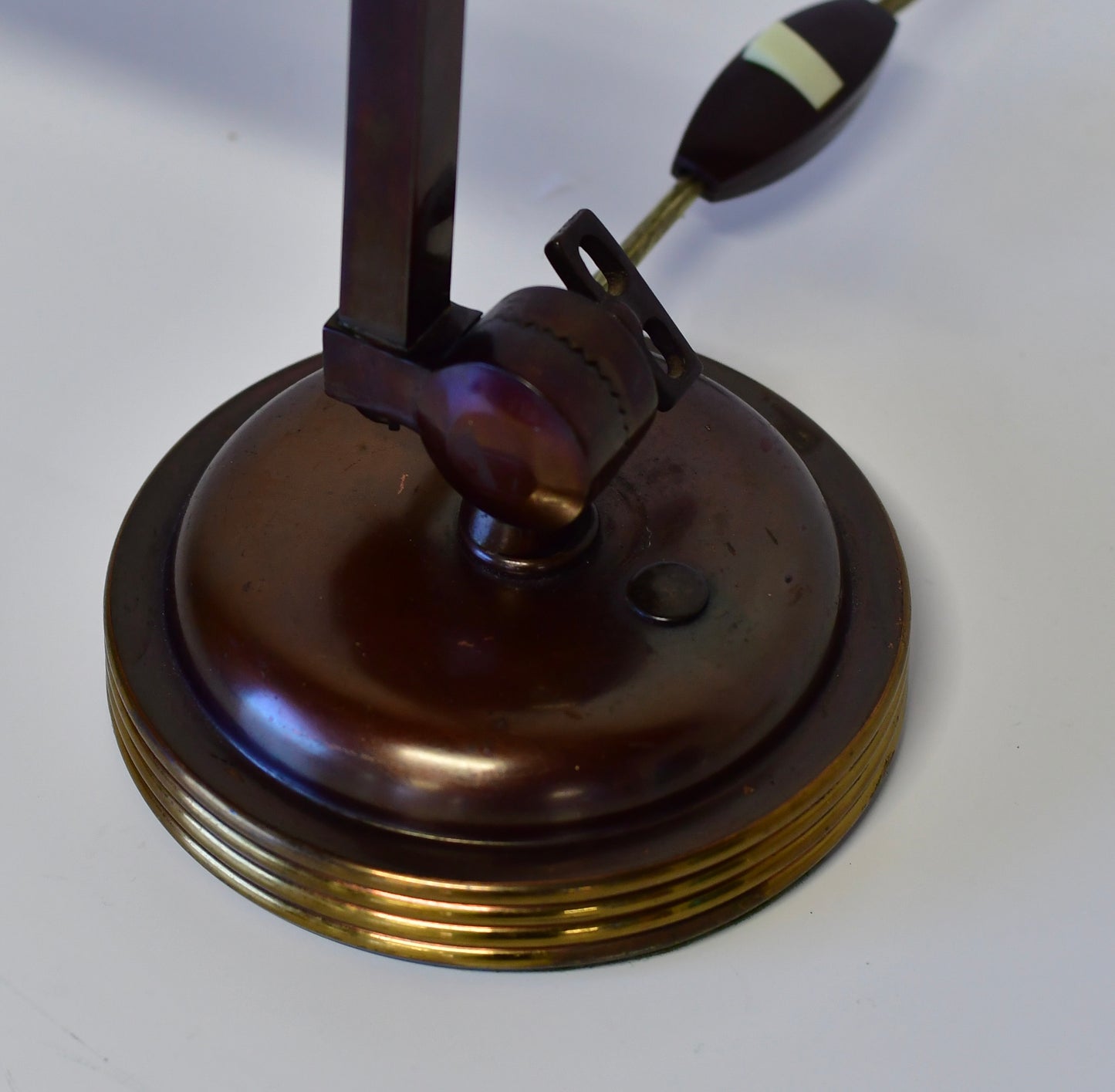 Art Deco Antique Faries Bronzed Finished Adjustable Desk Lamp