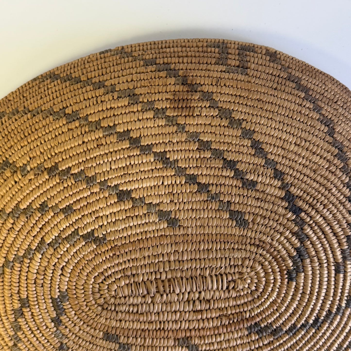 Antique American Indian Woven Basket 13” x 11”