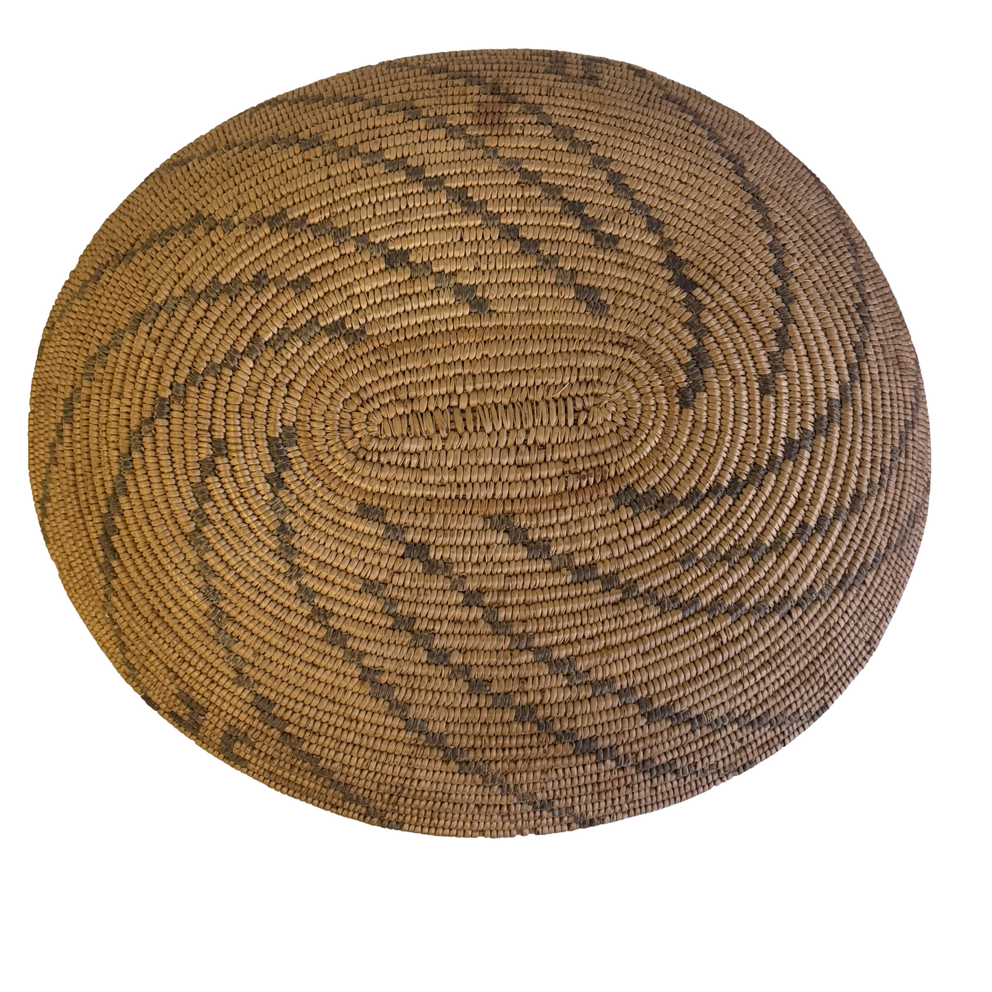 Antique American Indian Woven Basket 13” x 11”
