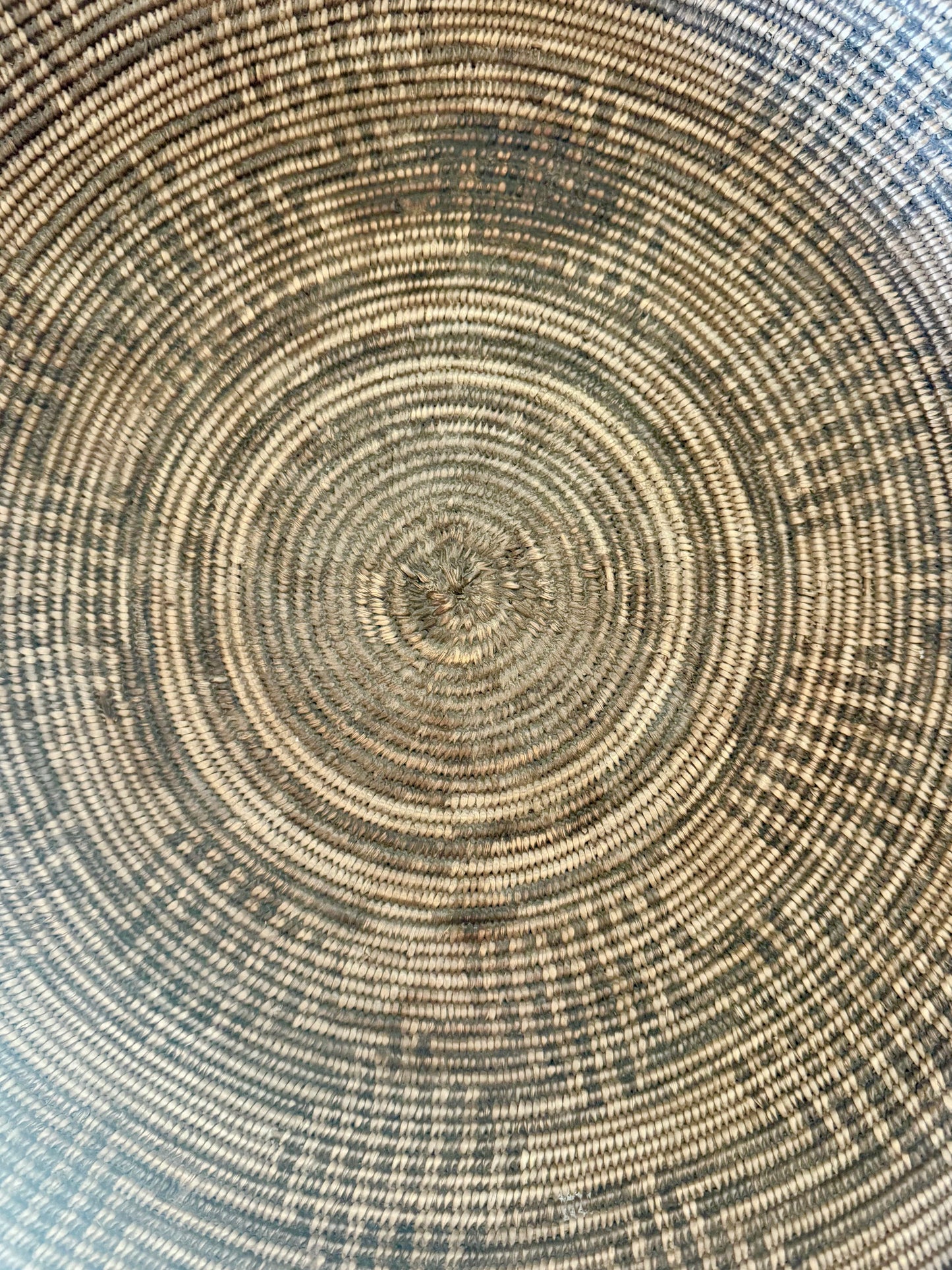 Antique Native American Indian Apache Basket Circa Early 20th Century