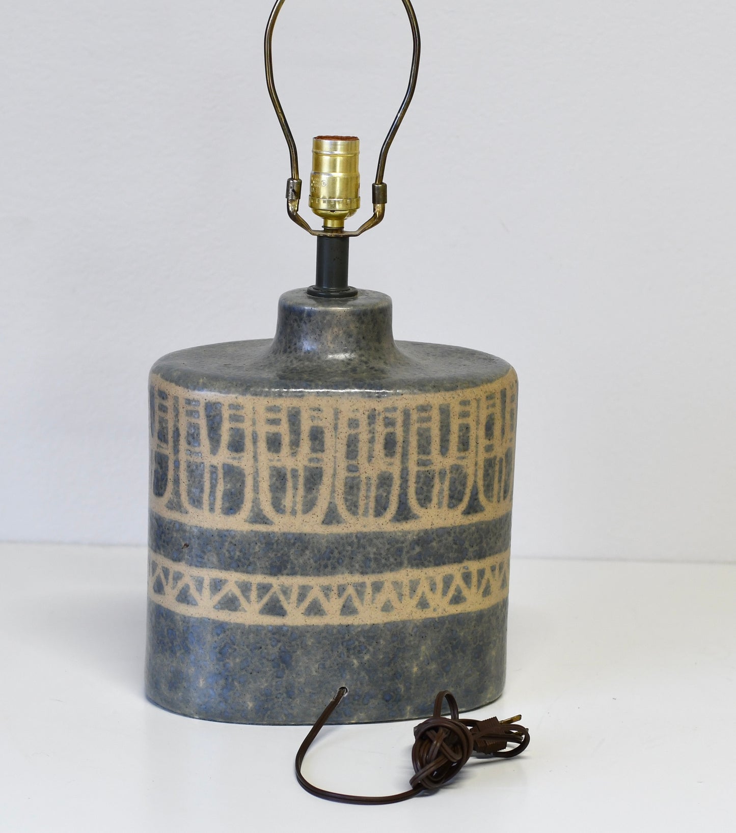 Vintage Mid Century Danish Ceramic Lamp Martz Era