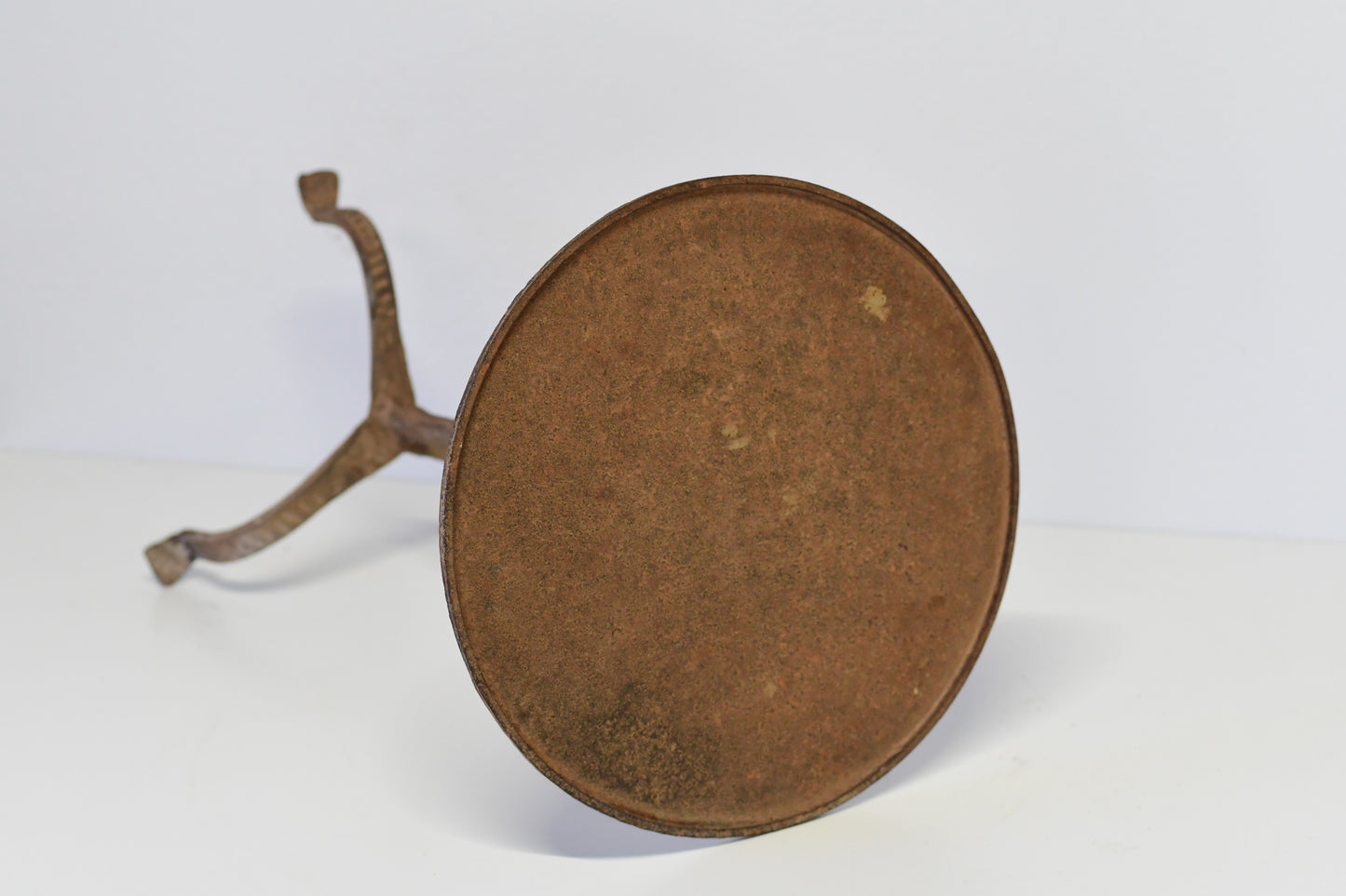 Vintage Wrought Iron Hand Made Spanish Martini Drink / Side Table