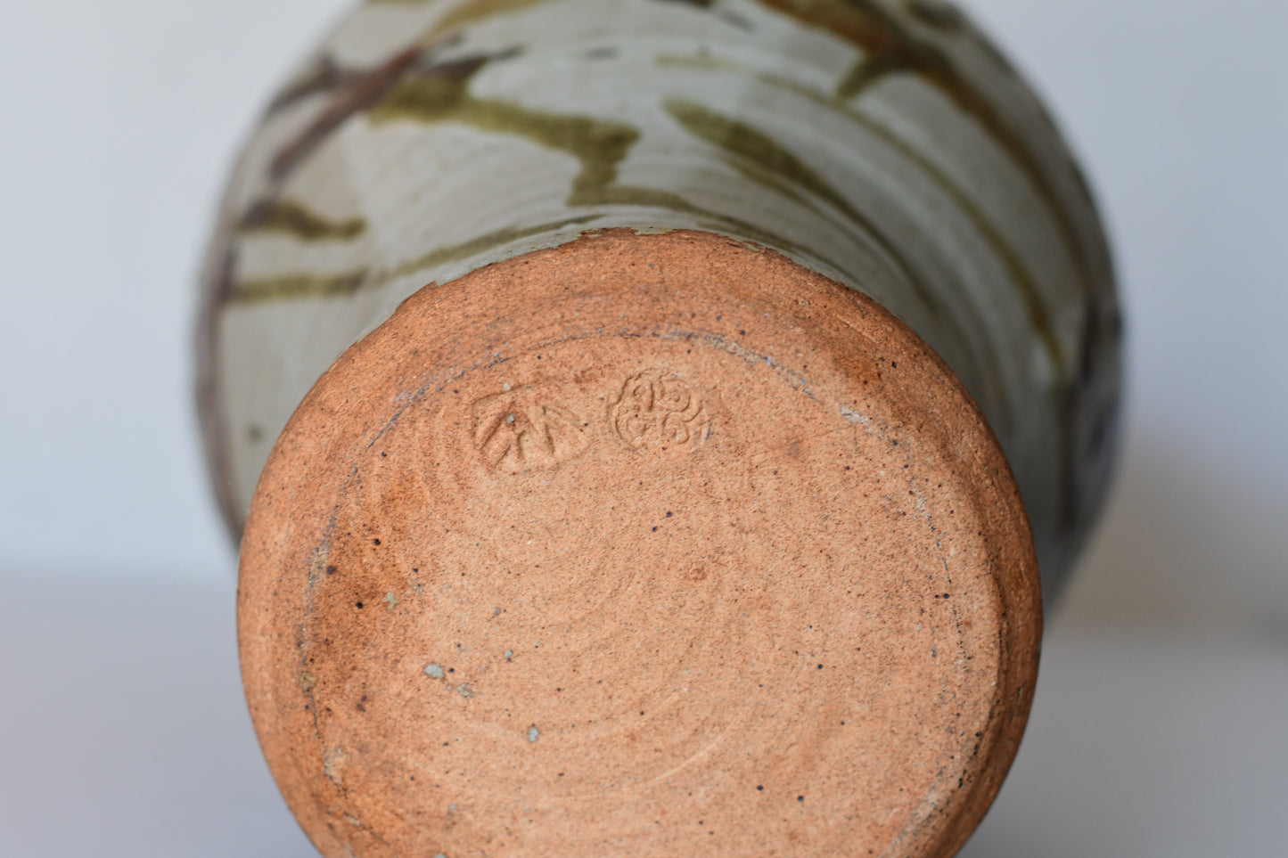 Mid Century Japanese Studio Pottery Vase