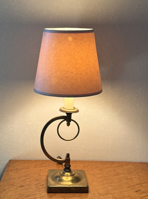Vintage Regency Brass Table Lamp
