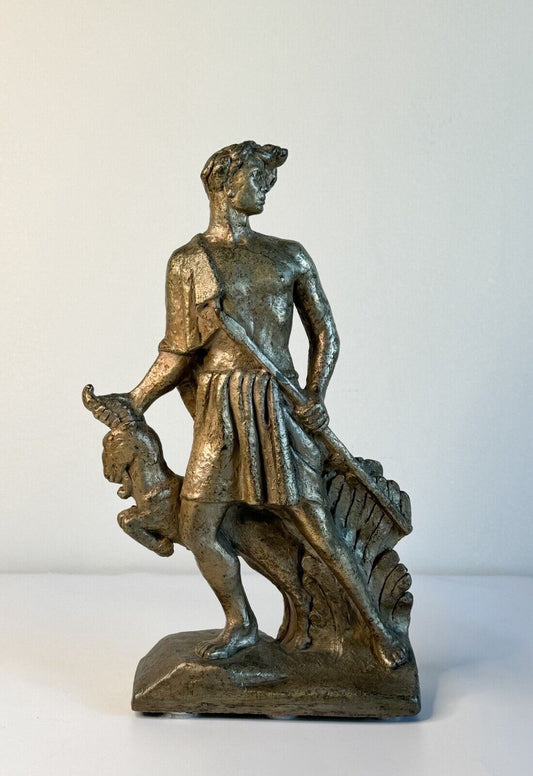 Art Deco Sculpture By Ruben Kupur Of A Hunter Circa 1920’s