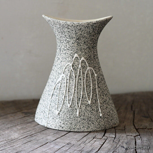 Vintage Mid Century Modern Ceramic Vase Atomic Era