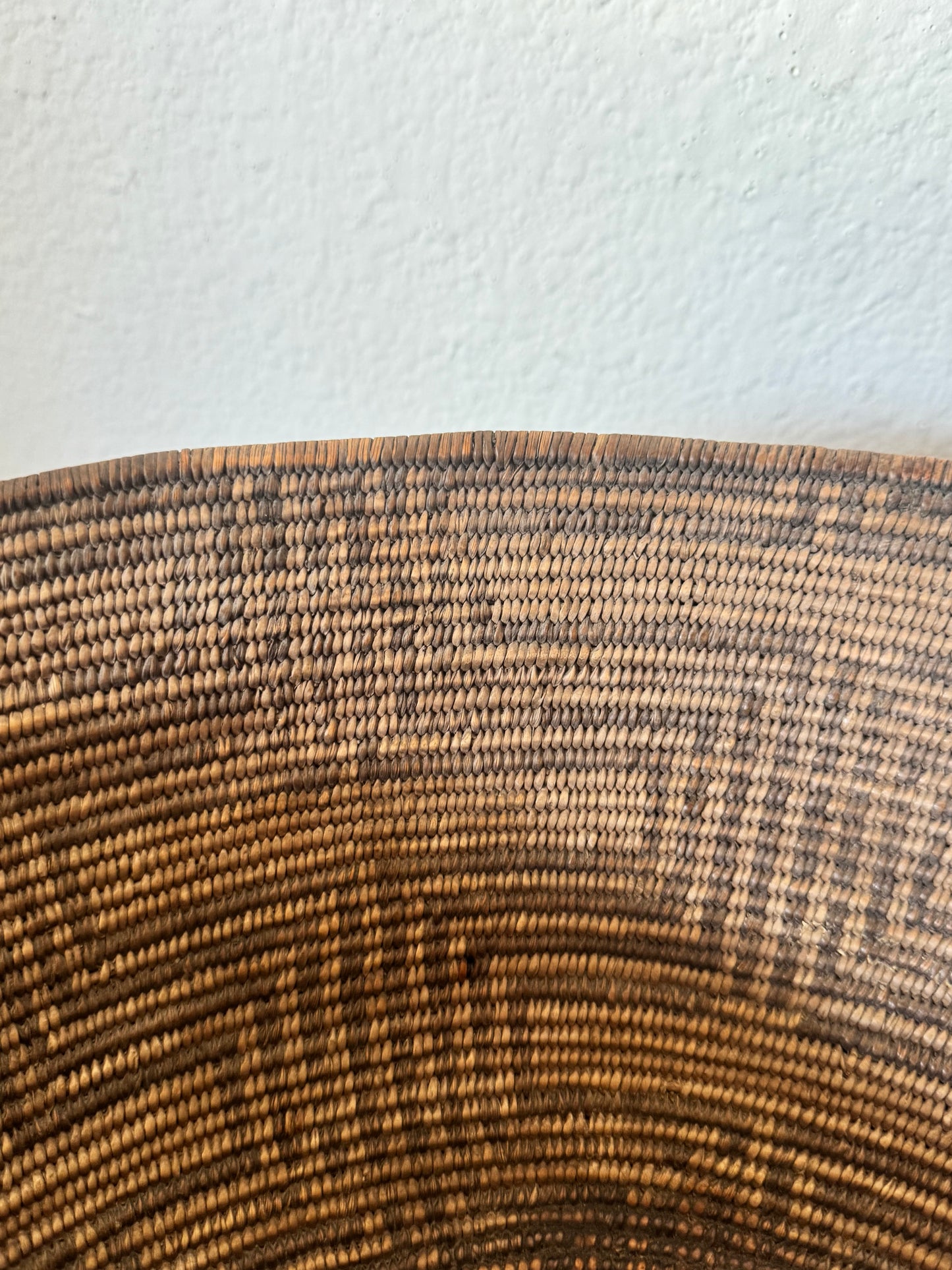 Antique Native American Indian Apache Basket Circa Early 20th Century