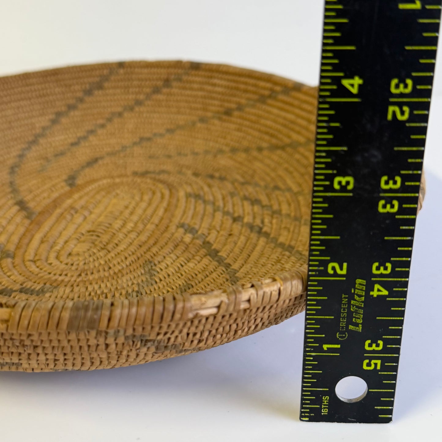 Antique American Indian Woven Basket 13” x 11”